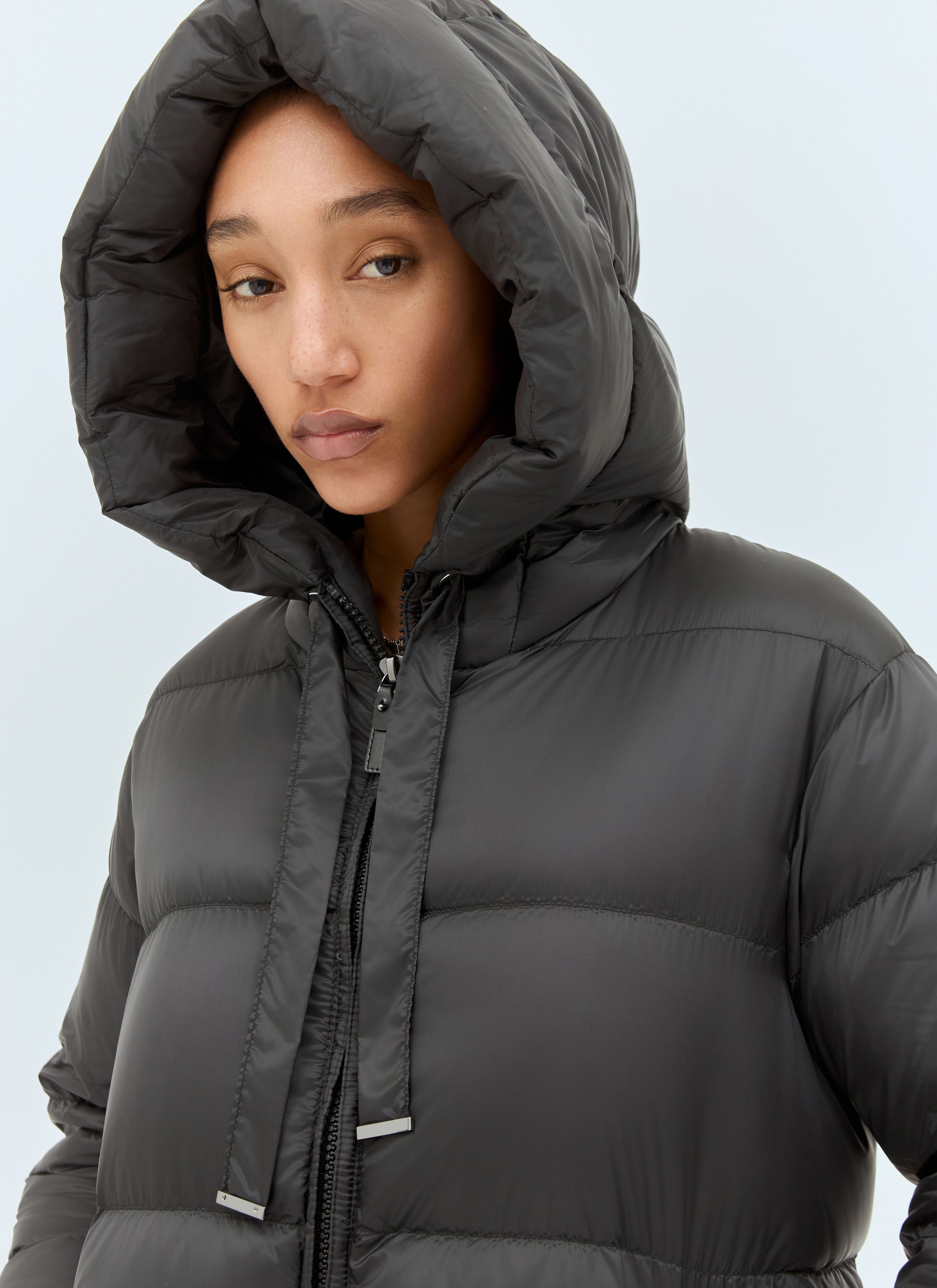 Max Mara Long Water-Repellent Down Coat Size M / US 6-8 / IT 42-44 - 2 Thumbnail