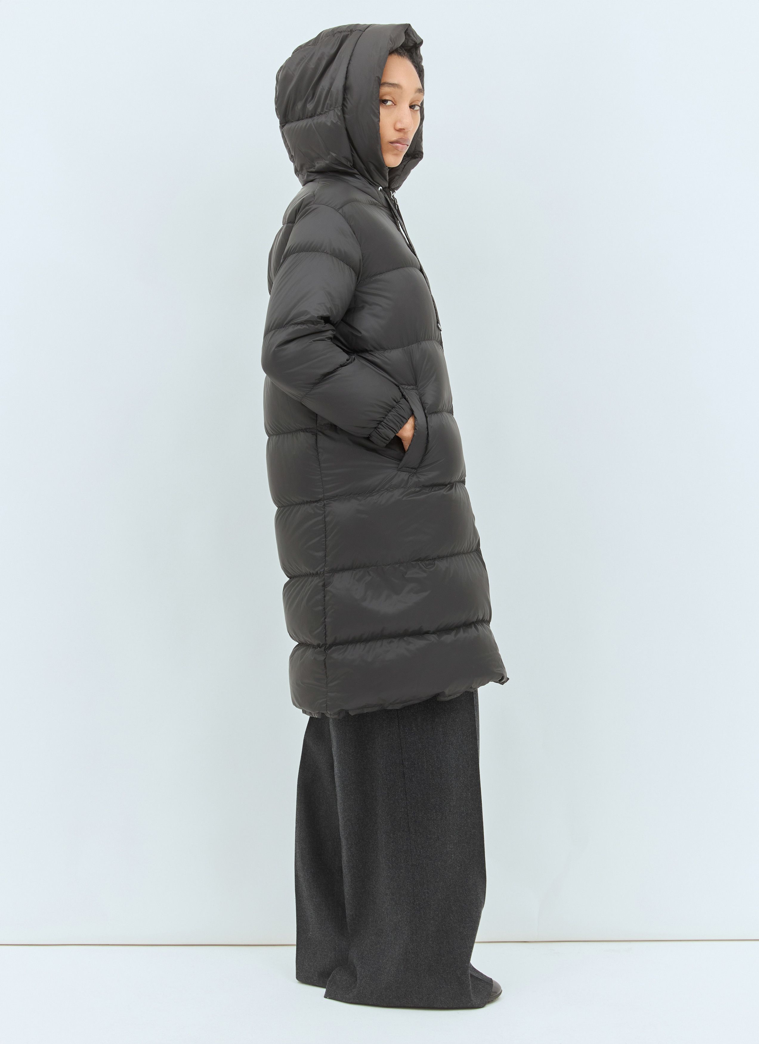 Max Mara Long Water-Repellent Down Coat Size M / US 6-8 / IT 42-44 - 4 Thumbnail