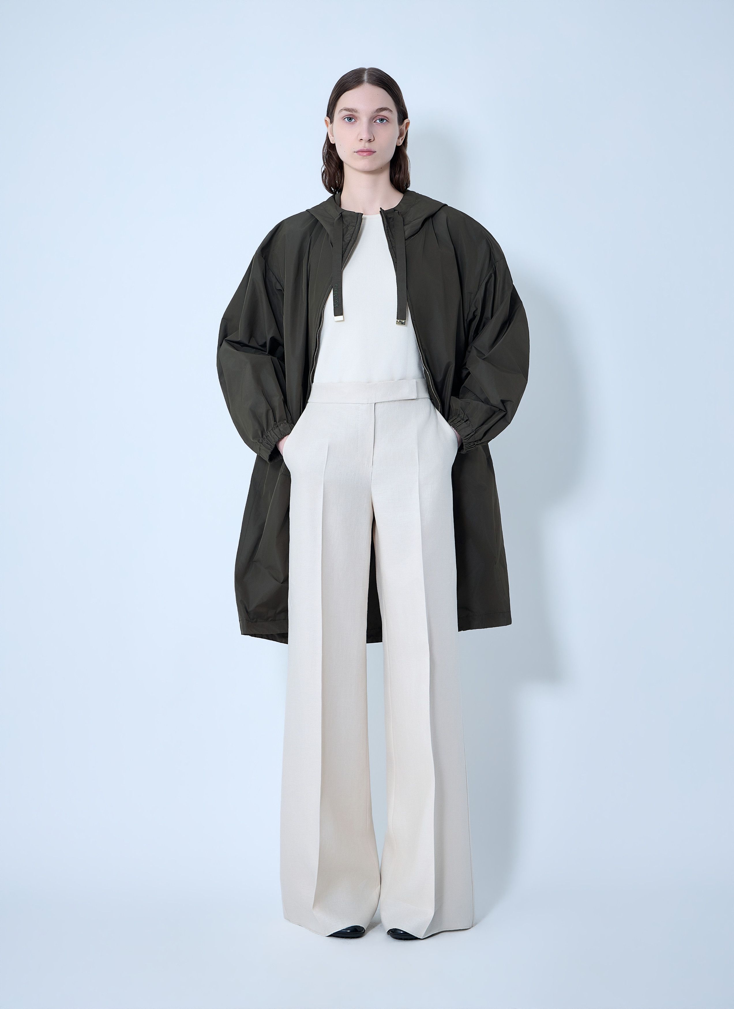 Max Mara Badesse Tailored Linen Pants Size 28" / US 6 / IT 42 - 2 Thumbnail
