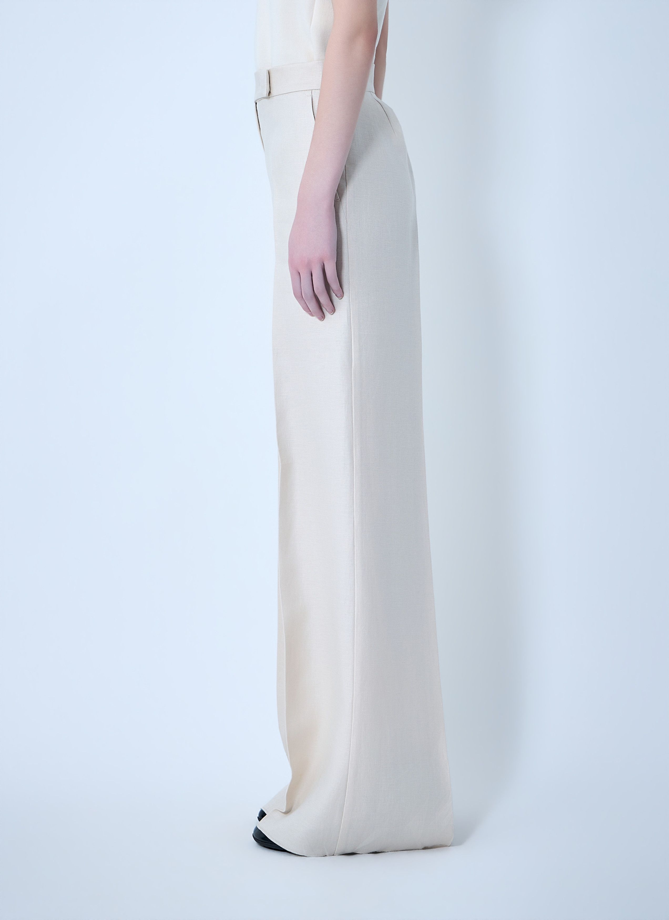 Max Mara Badesse Tailored Linen Pants Size 30" / US 8 / IT 44 - 3 Thumbnail