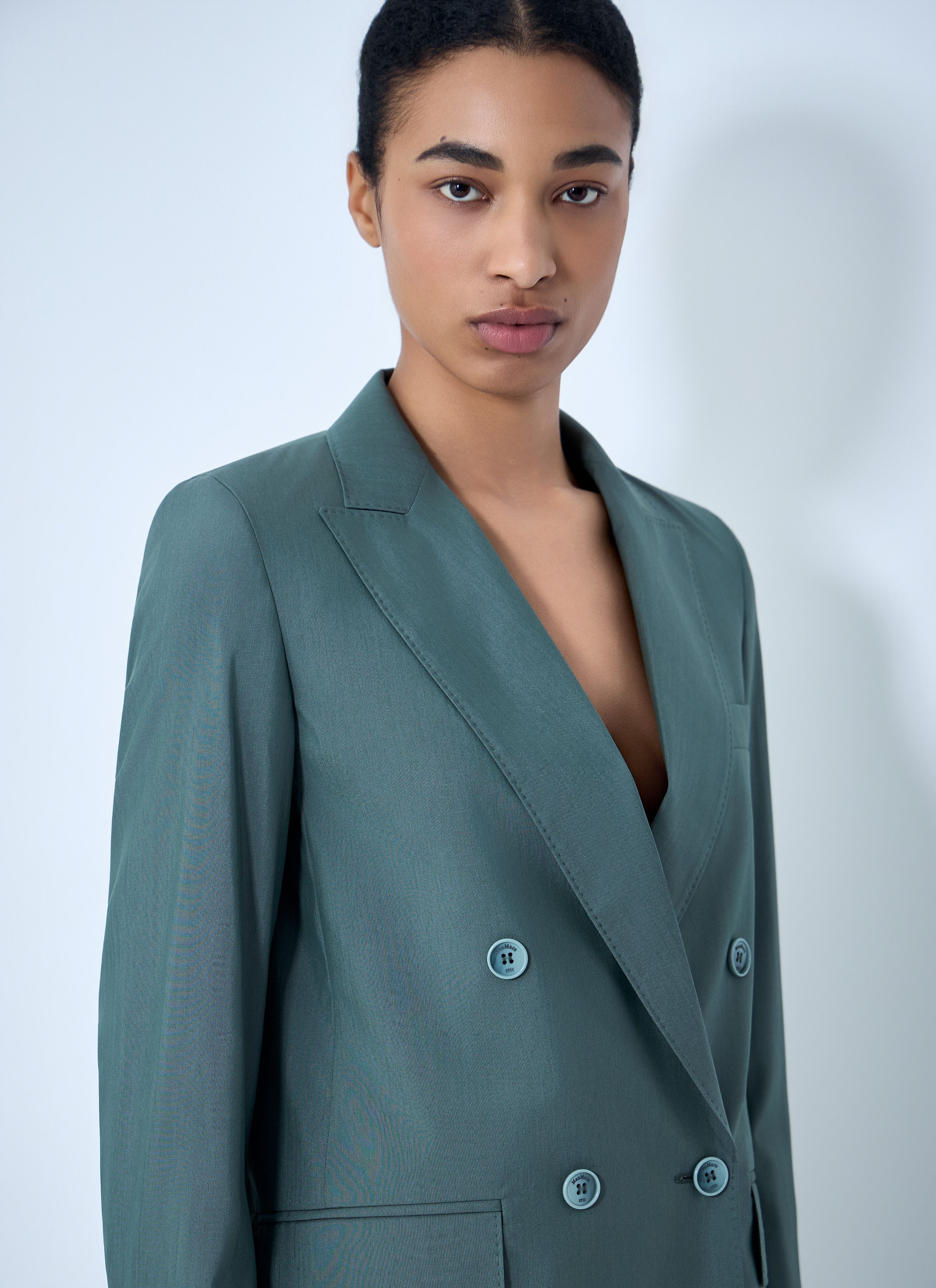 Max Mara Double-Breasted Blazer Size M / US 6-8 / IT 42-44 - 5 Thumbnail