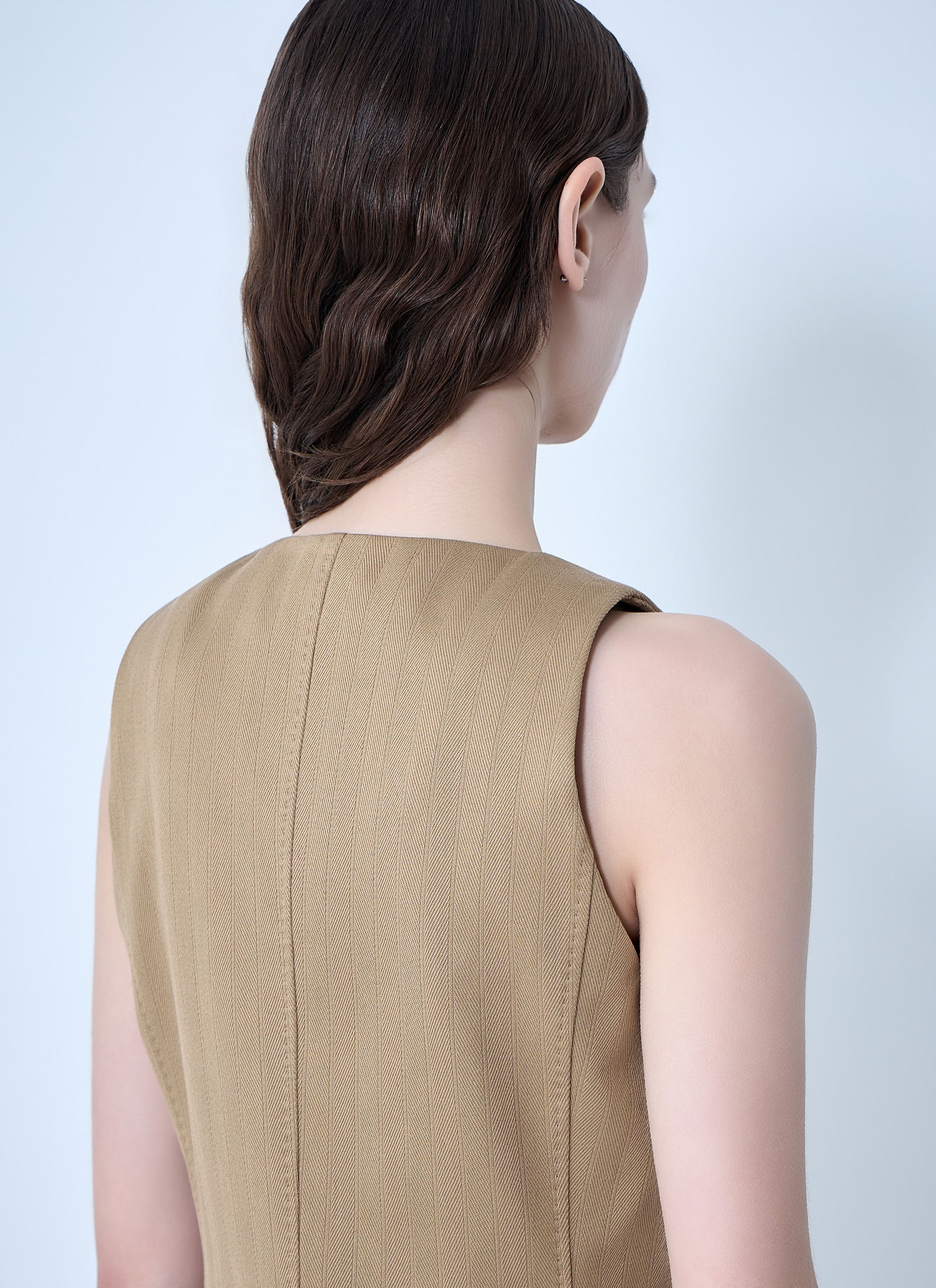 Max Mara Tailored Vest with Button Fastening Size M / US 6-8 / IT 42-44 - 6 Thumbnail