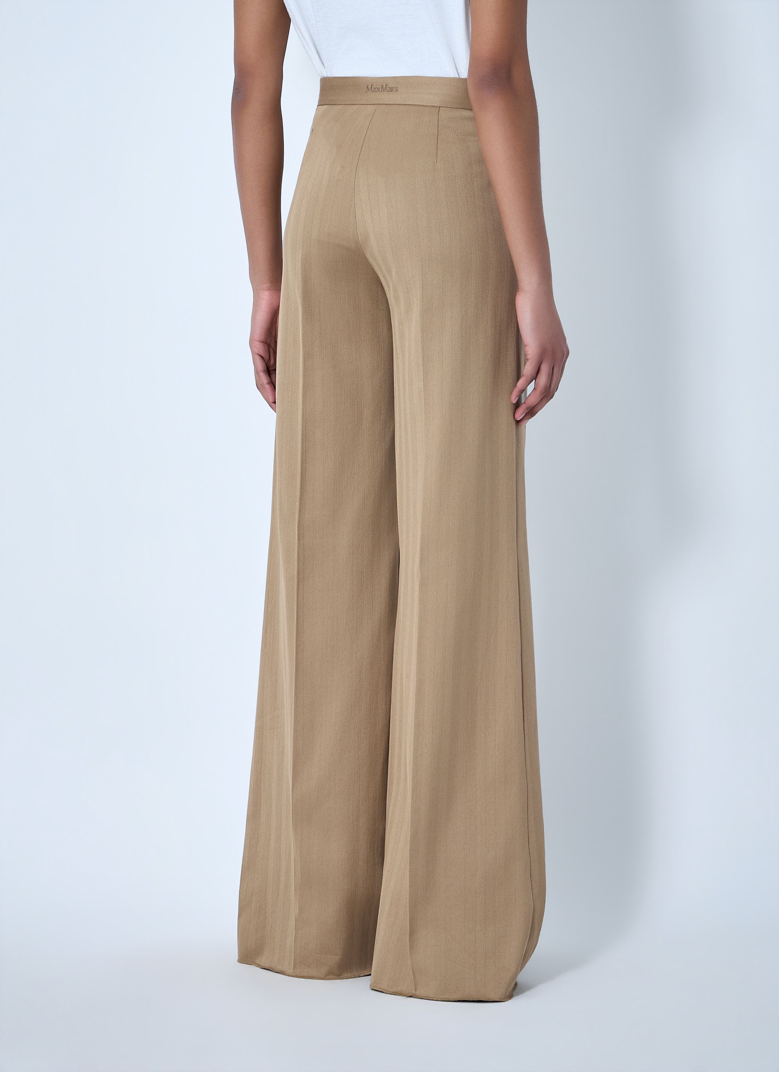 Max Mara Wide-Leg Tailored Trousers Size 30" / US 8 / IT 44 - 4 Thumbnail