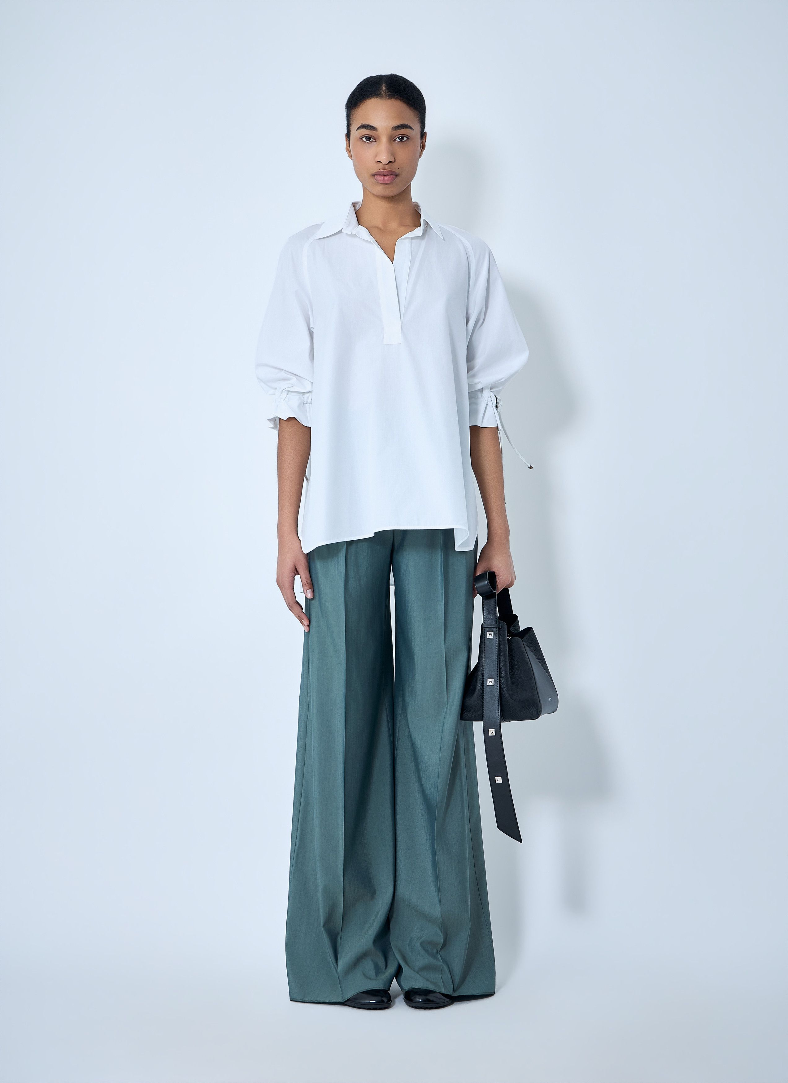 Max Mara Relaxed Poplin Tunic Size M / US 6-8 / IT 42-44 - 2 Thumbnail