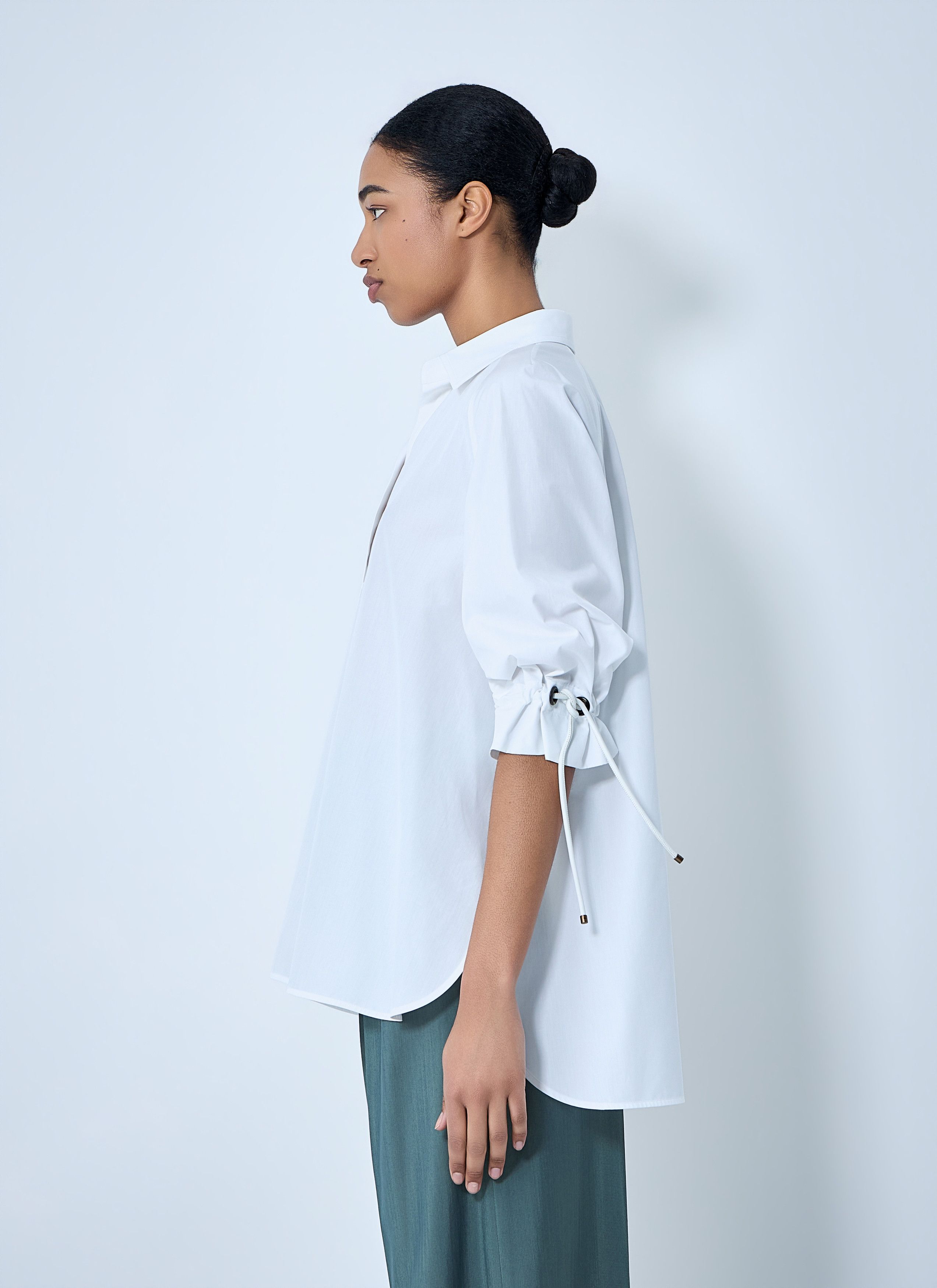 Max Mara Relaxed Poplin Tunic Size M / US 6-8 / IT 42-44 - 3 Thumbnail
