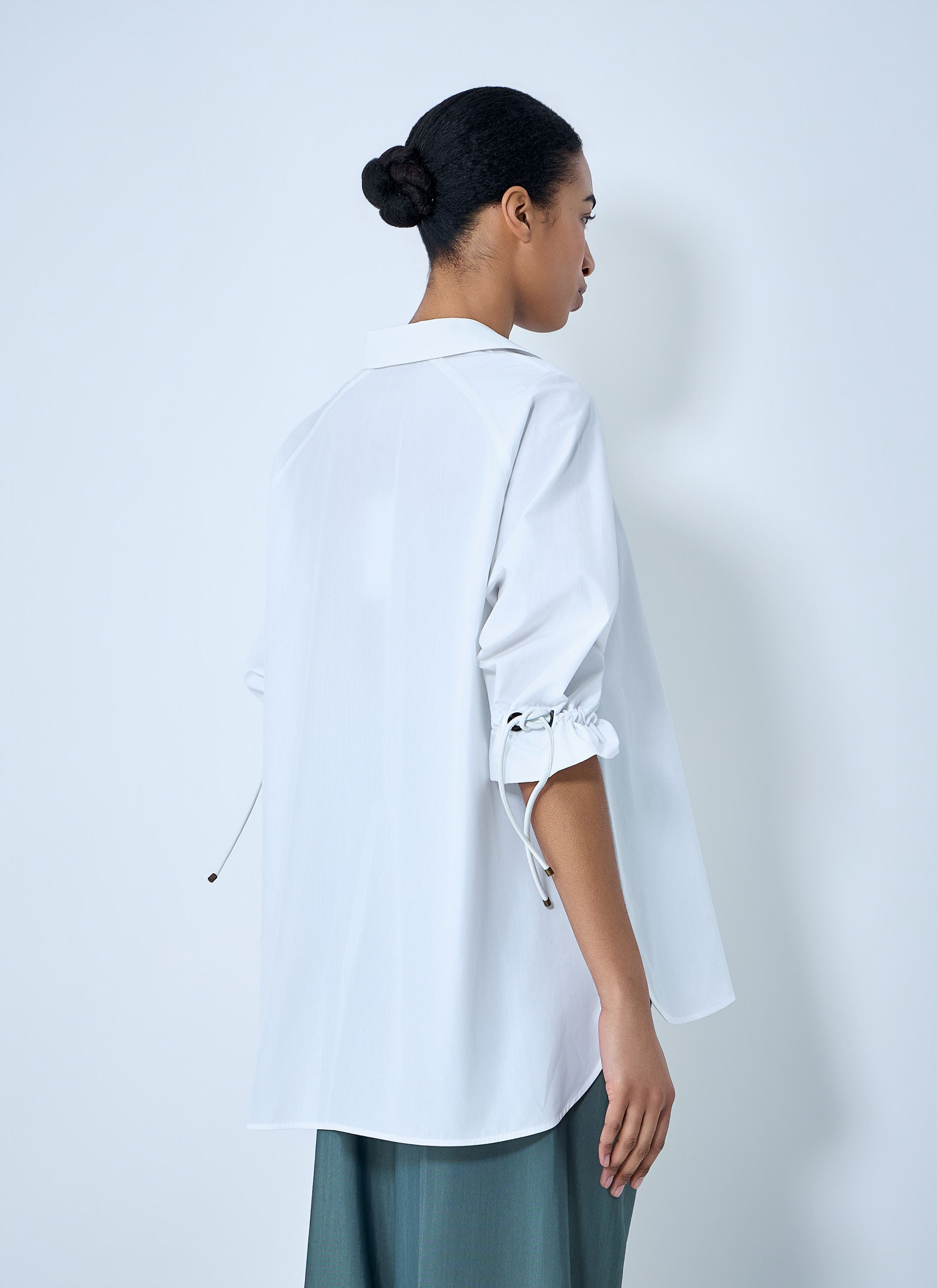 Max Mara Relaxed Poplin Tunic Size M / US 6-8 / IT 42-44 - 4 Thumbnail