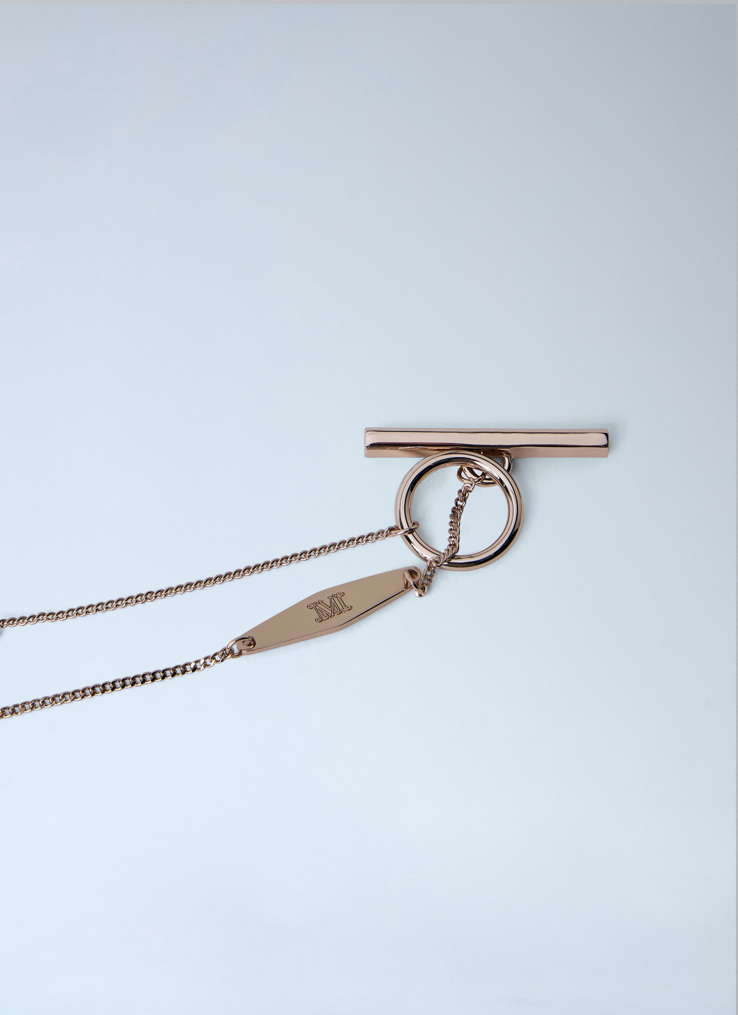 Max Mara Sculptural Wood Pendant Necklace Size ONE SIZE - 3 Thumbnail