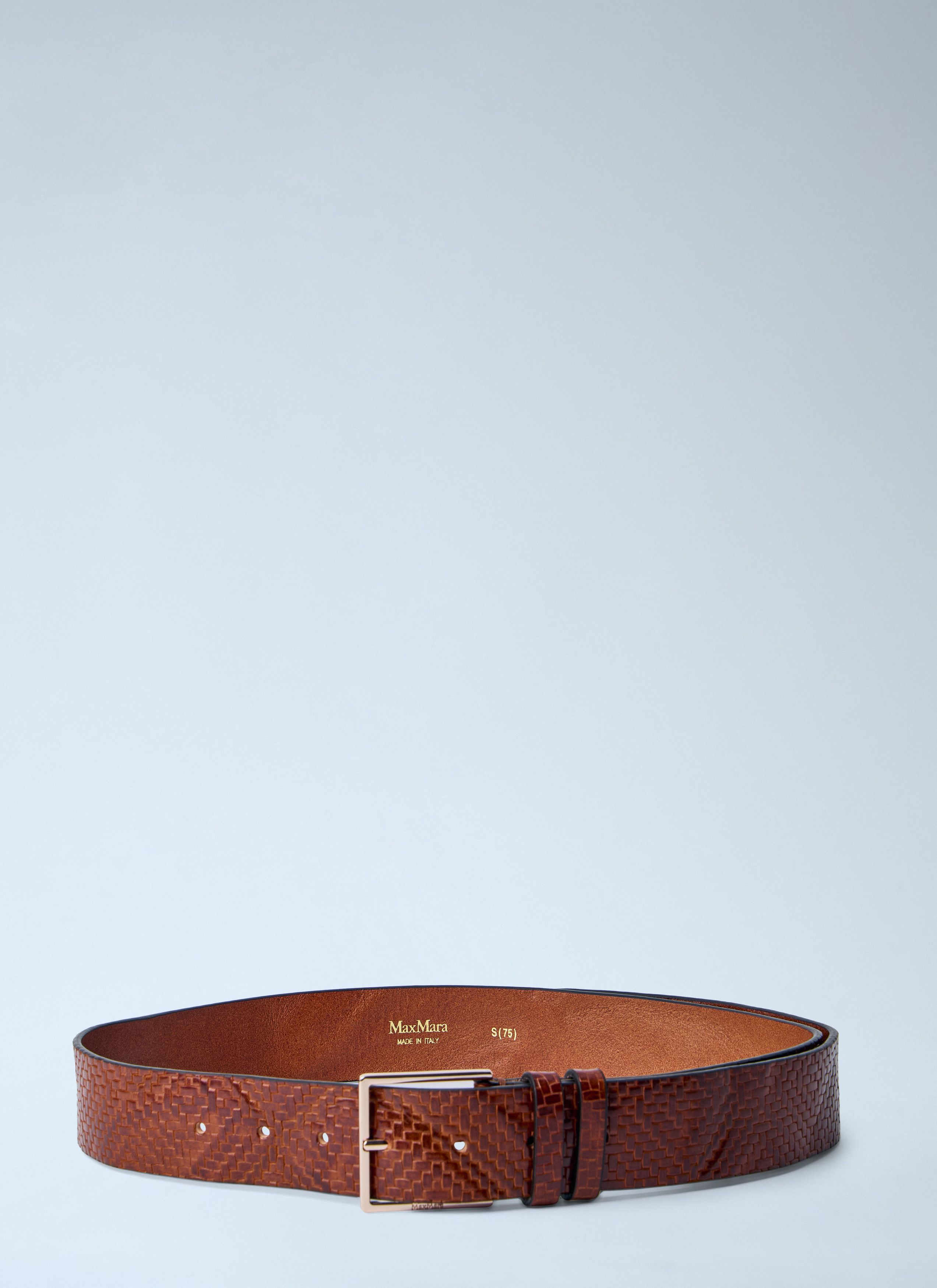 Max Mara Braided Leather Belt Size ONE SIZE - 3 Thumbnail