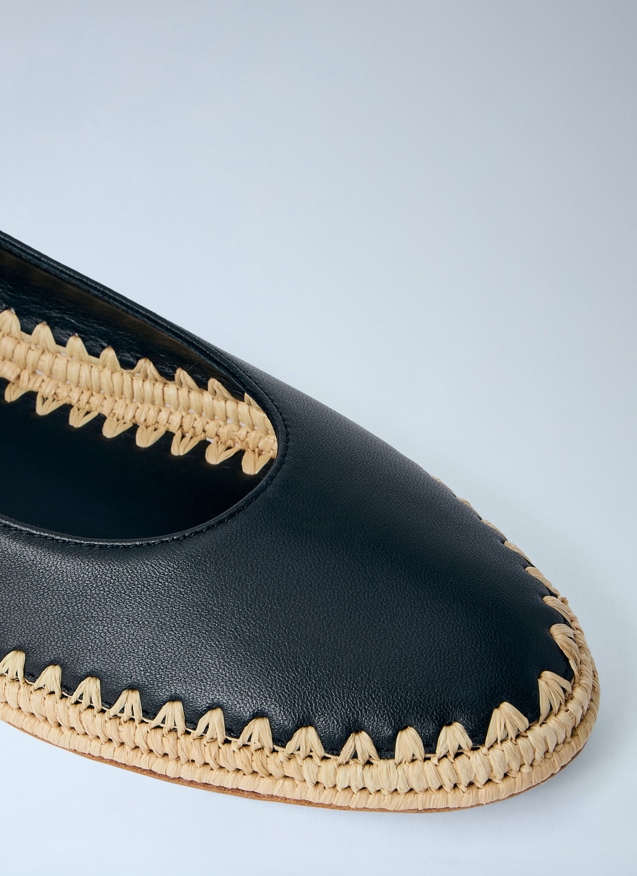 Max Mara Leather Espadrille Flats Size US 6 / IT 36 - 3 Thumbnail