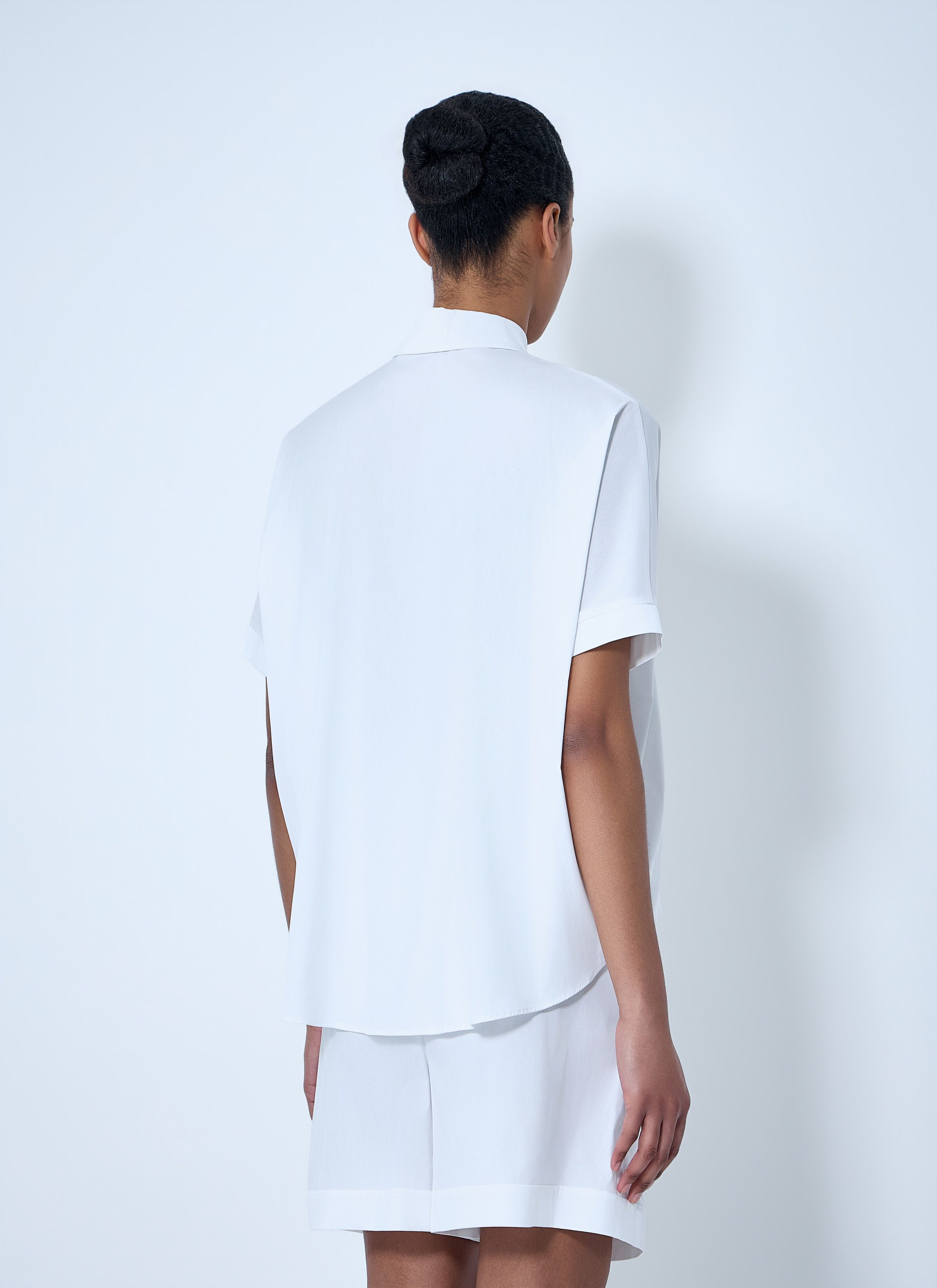 Max Mara Cotton Poplin Shirt Size M / US 6-8 / IT 42-44 - 4 Thumbnail