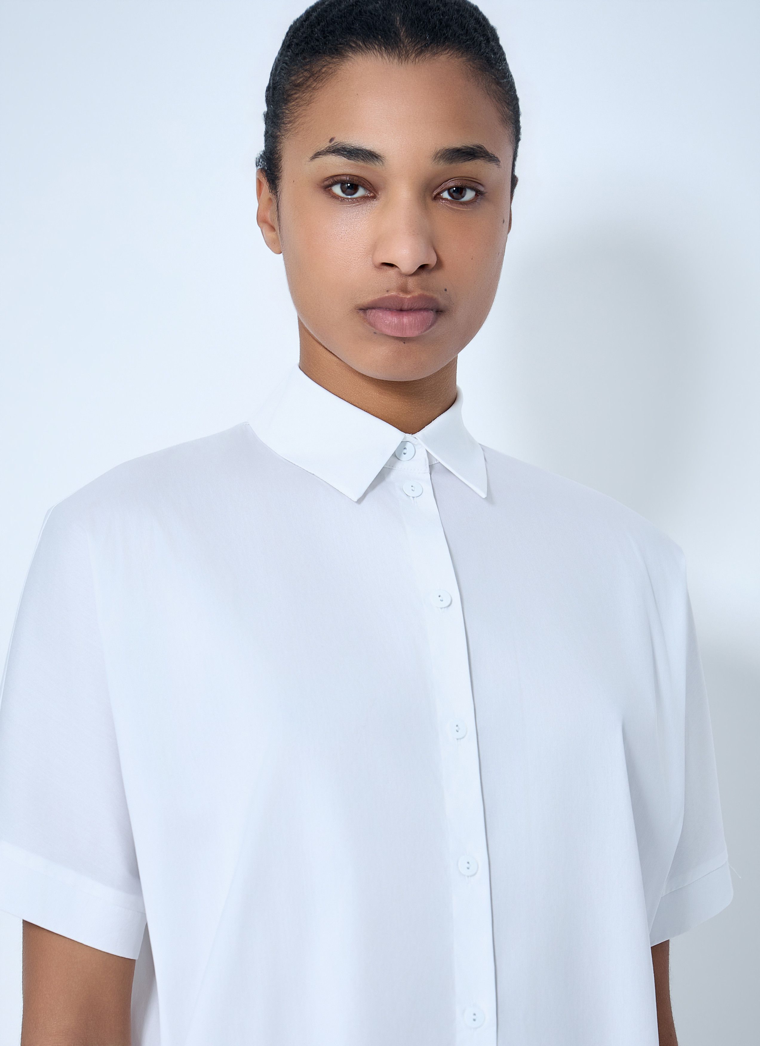 Max Mara Cotton Poplin Shirt Size M / US 6-8 / IT 42-44 - 5 Thumbnail