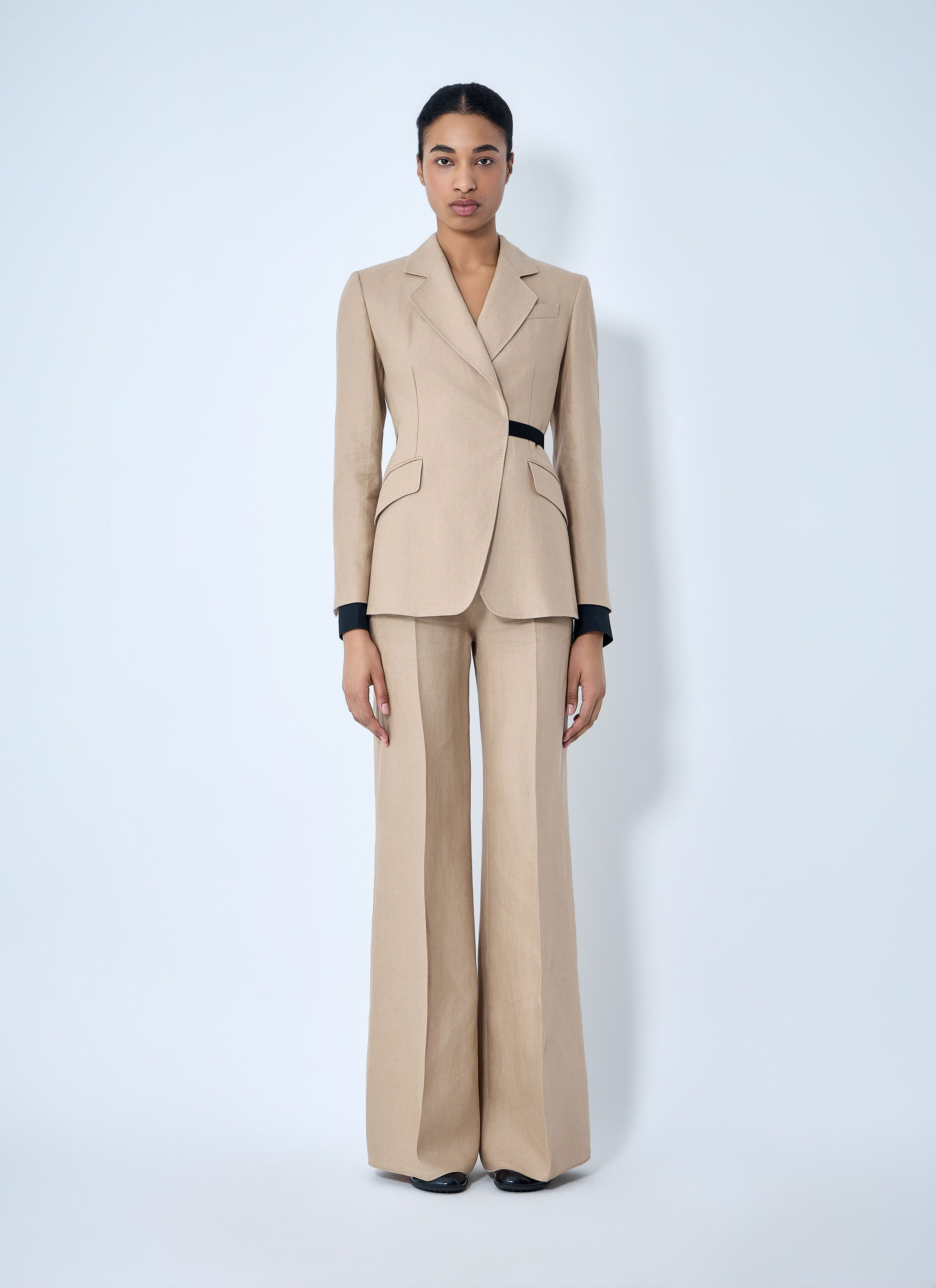 Max Mara Textured Notch Lapel Blazer Size M / US 6-8 / IT 42-44 - 2 Thumbnail
