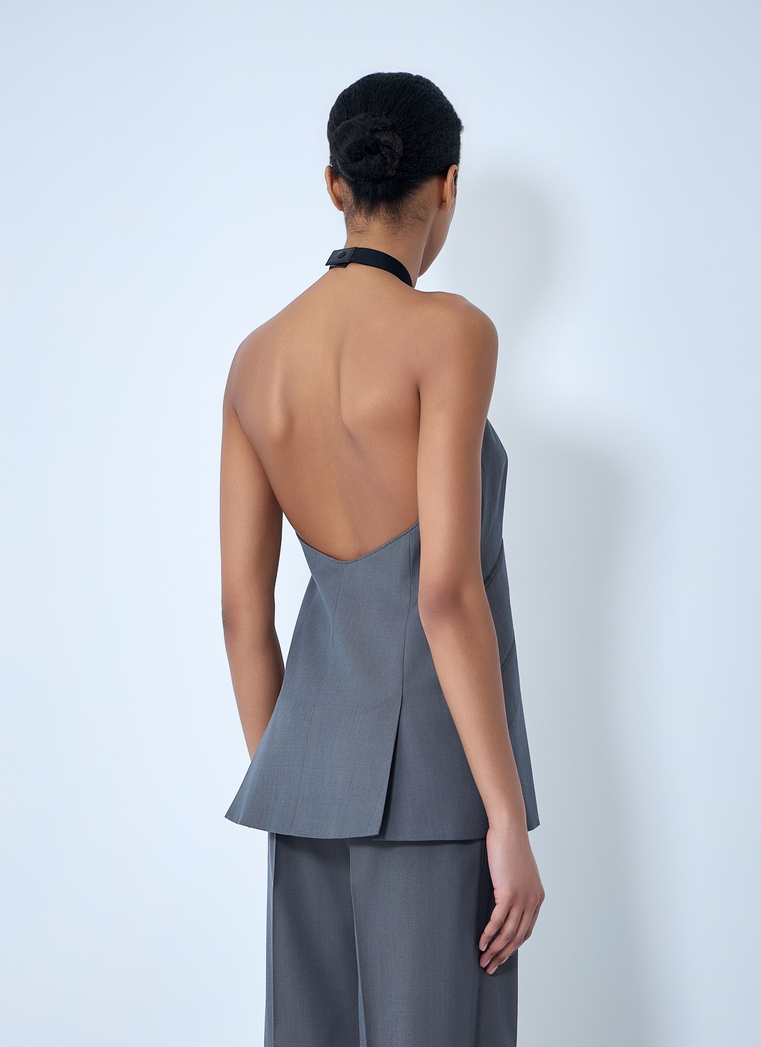 Max Mara Double-Breasted Halter Neck Top Size M / US 6-8 / IT 42-44 - 4 Thumbnail