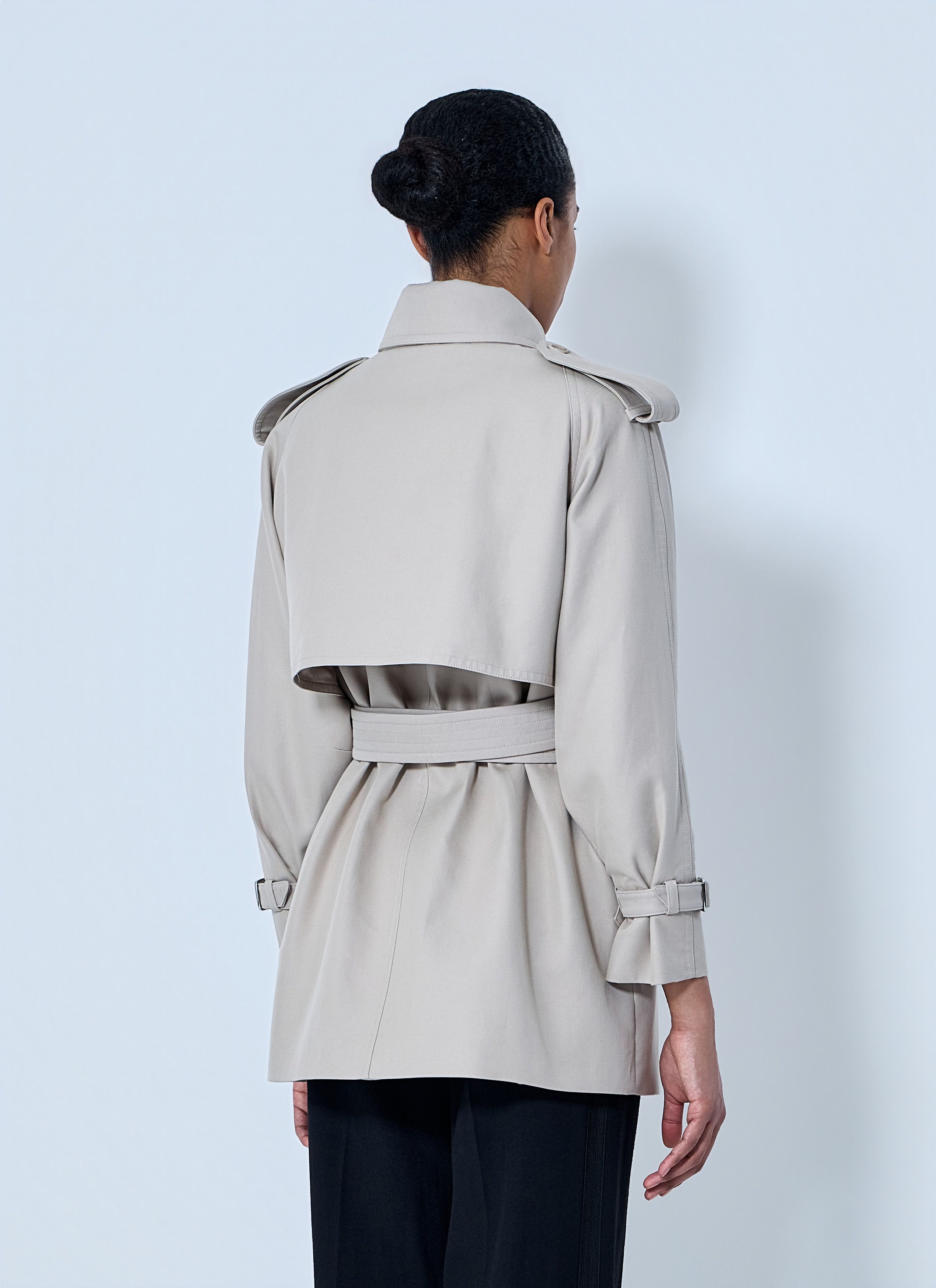 Max Mara Double-Breasted Trench Coat Size M / US 6-8 / IT 42-44 - 4 Thumbnail