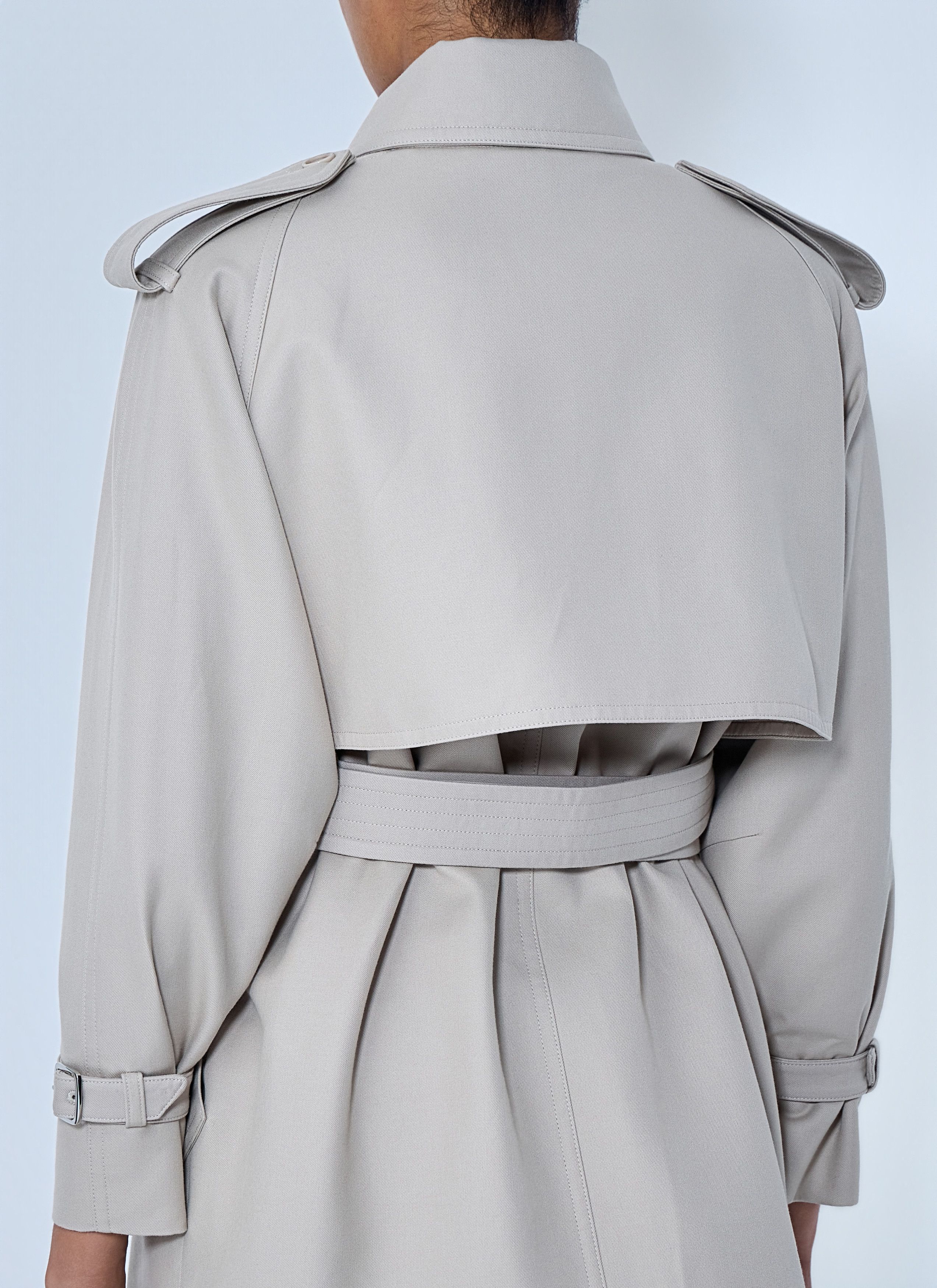 Max Mara Double-Breasted Trench Coat Size M / US 6-8 / IT 42-44 - 6 Thumbnail