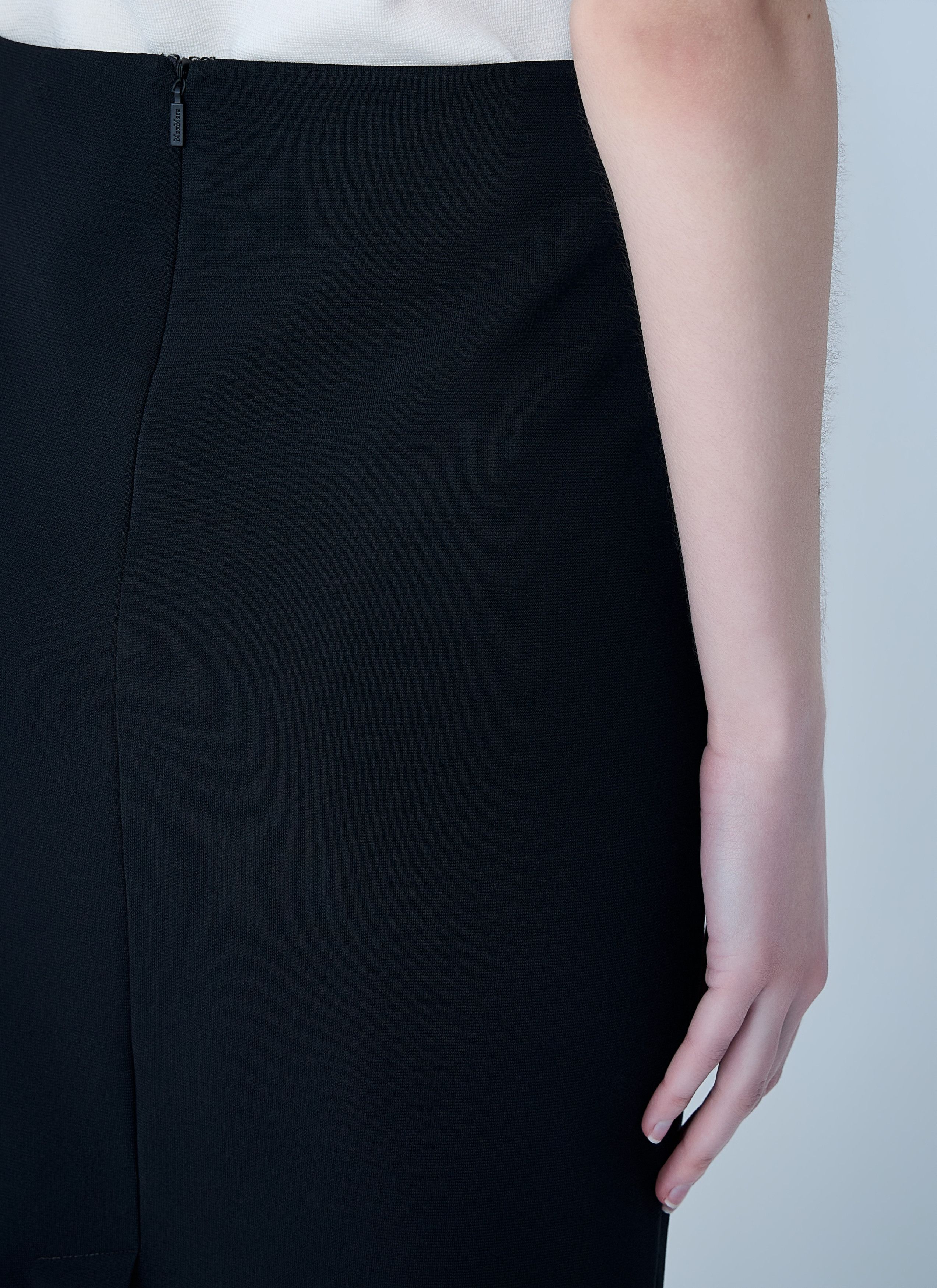 Max Mara Compact Crêpe Jersey Midi Skirt Size 28" / US 6 / IT 42 - 6 Thumbnail