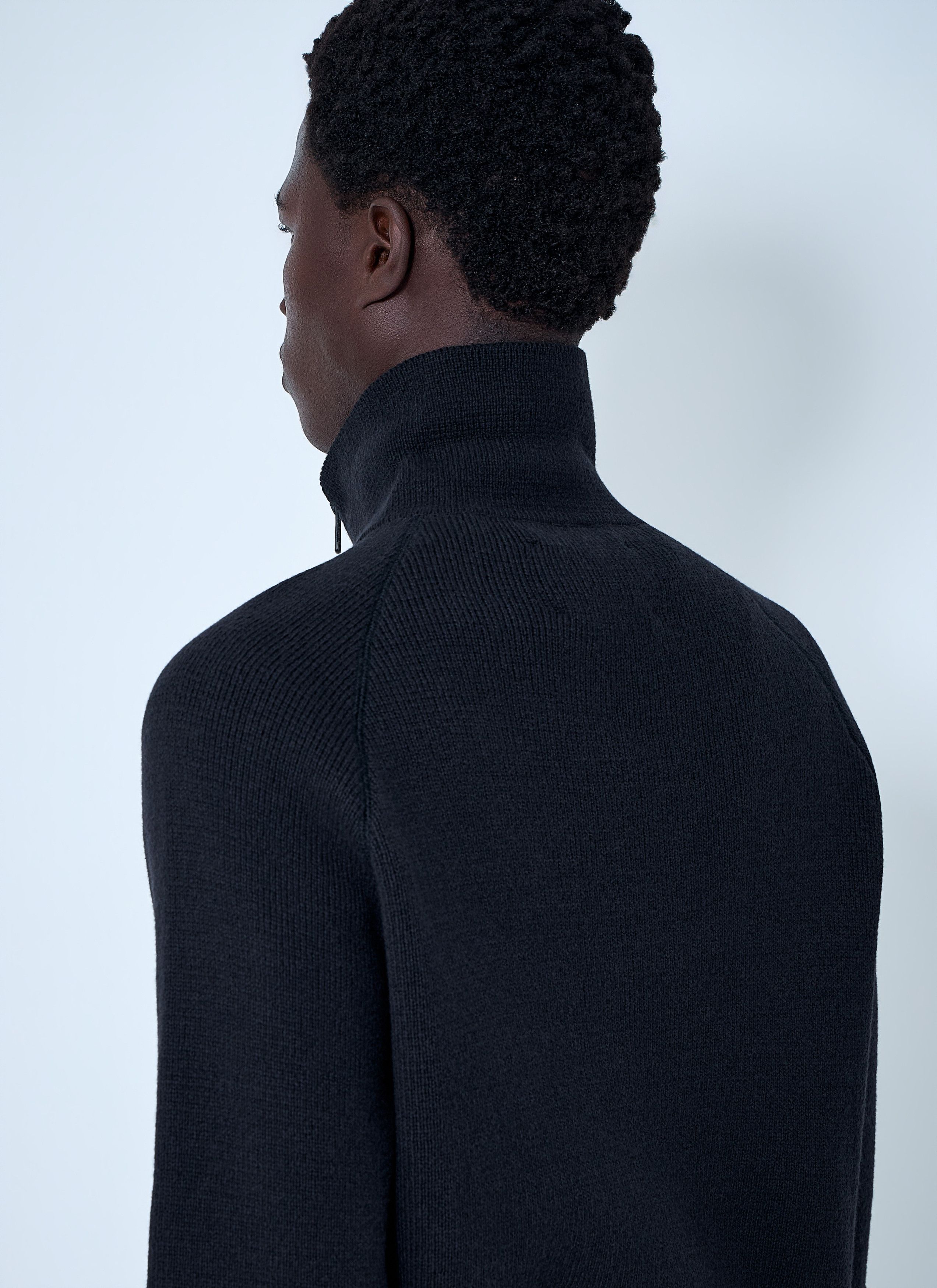 Margaret Howell High Neck Wool Zip Sweater Size US S / EU 44-46 / 1 - 6 Thumbnail
