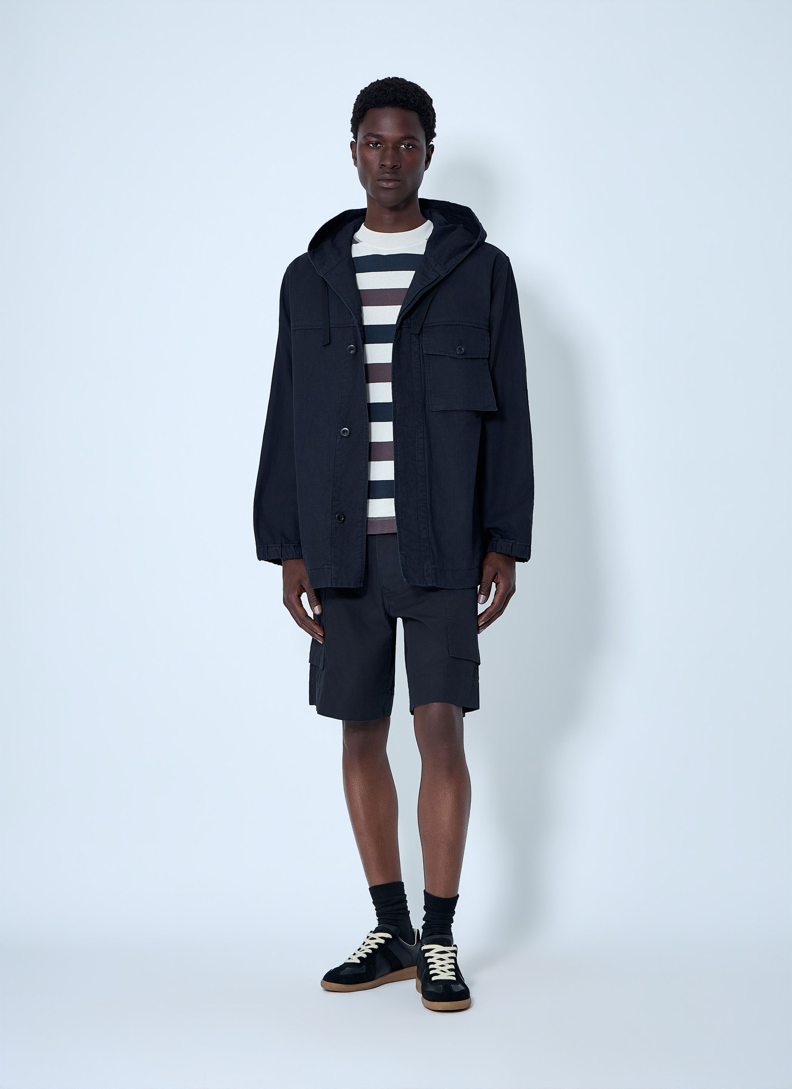 Margaret Howell Hooded Utility Jacket Size US L / EU 52-54 / 3 - 2 Thumbnail