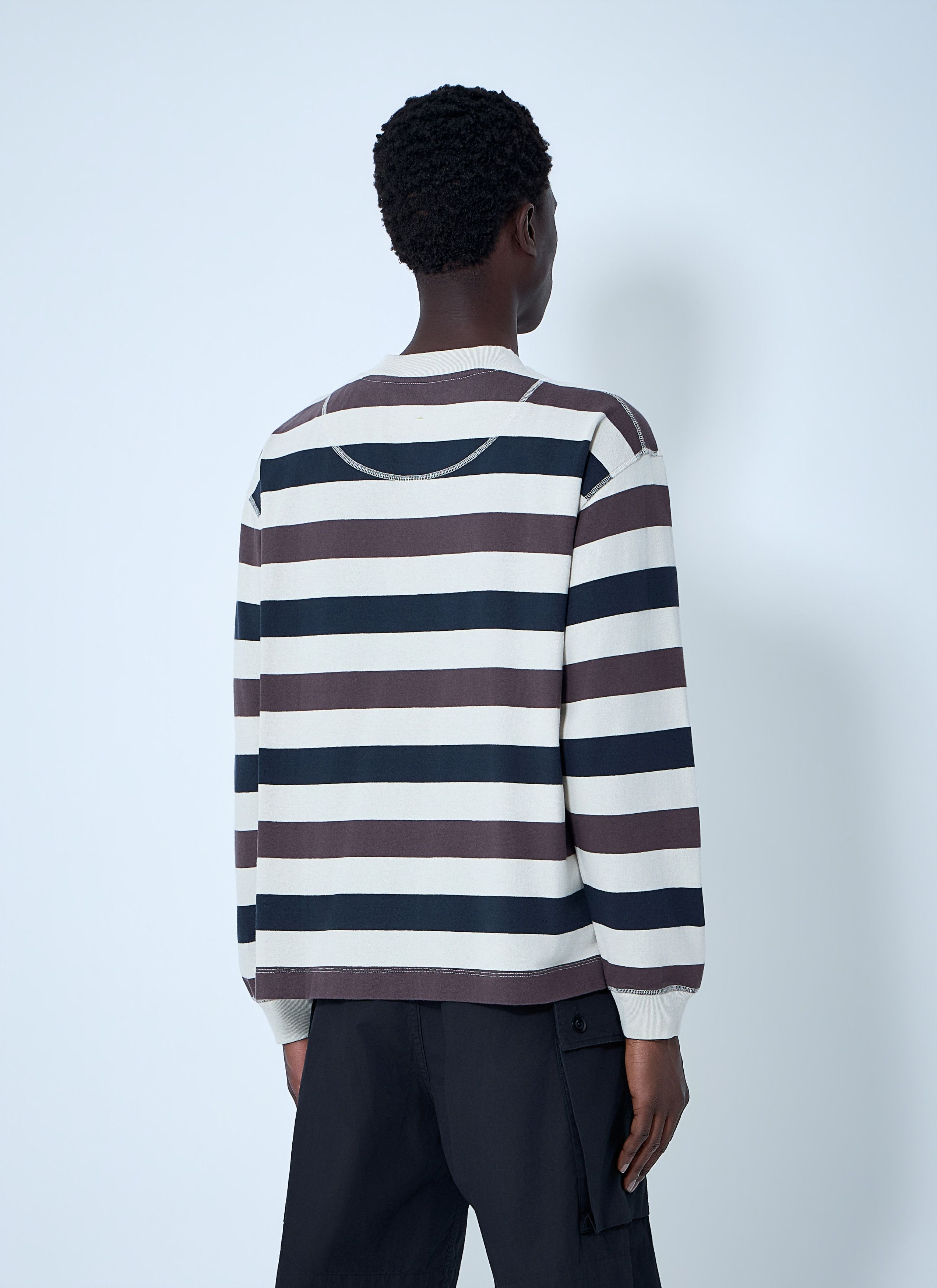 Margaret Howell Striped Crewneck Sweatshirt Size US M / EU 48-50 / 2 - 4 Thumbnail