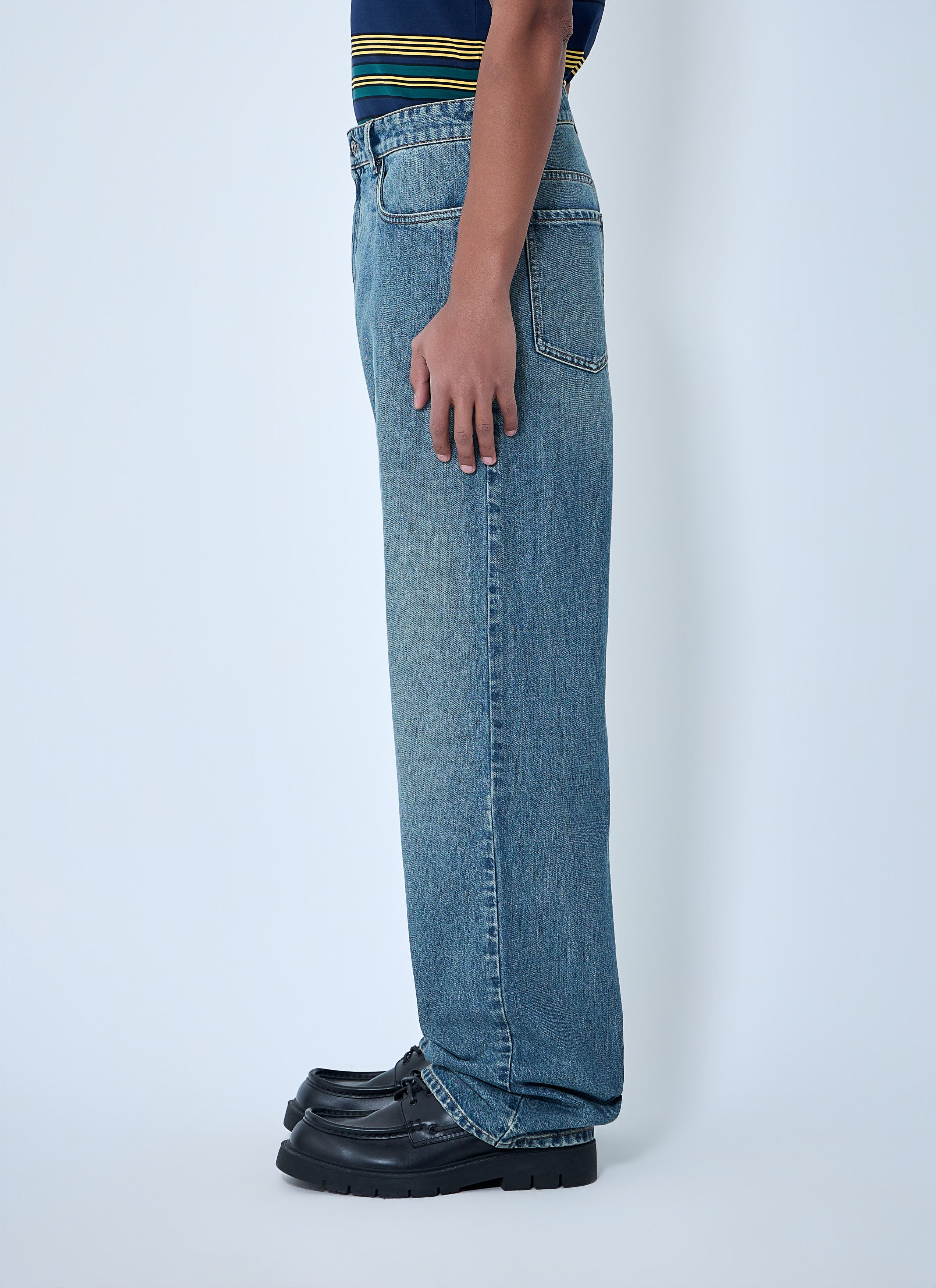 Miu Miu Wide-Leg Denim Jeans Size US 30 / EU 46 - 3 Thumbnail