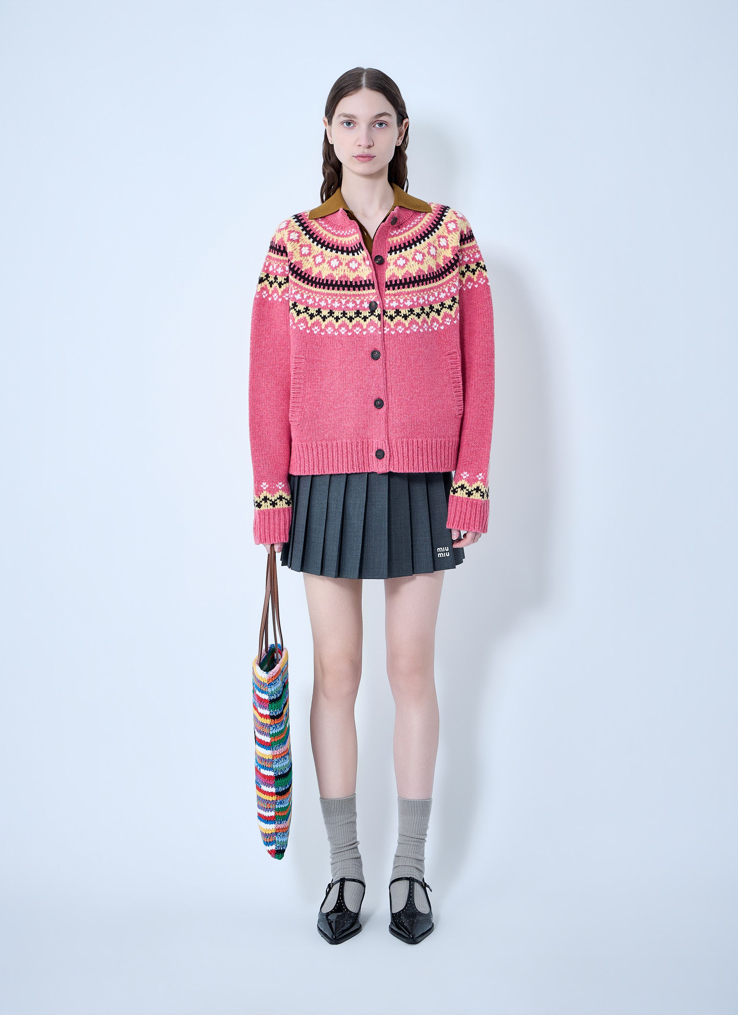 Miu Miu Wool Cardigan Size M / US 6-8 / IT 42-44 - 2 Thumbnail