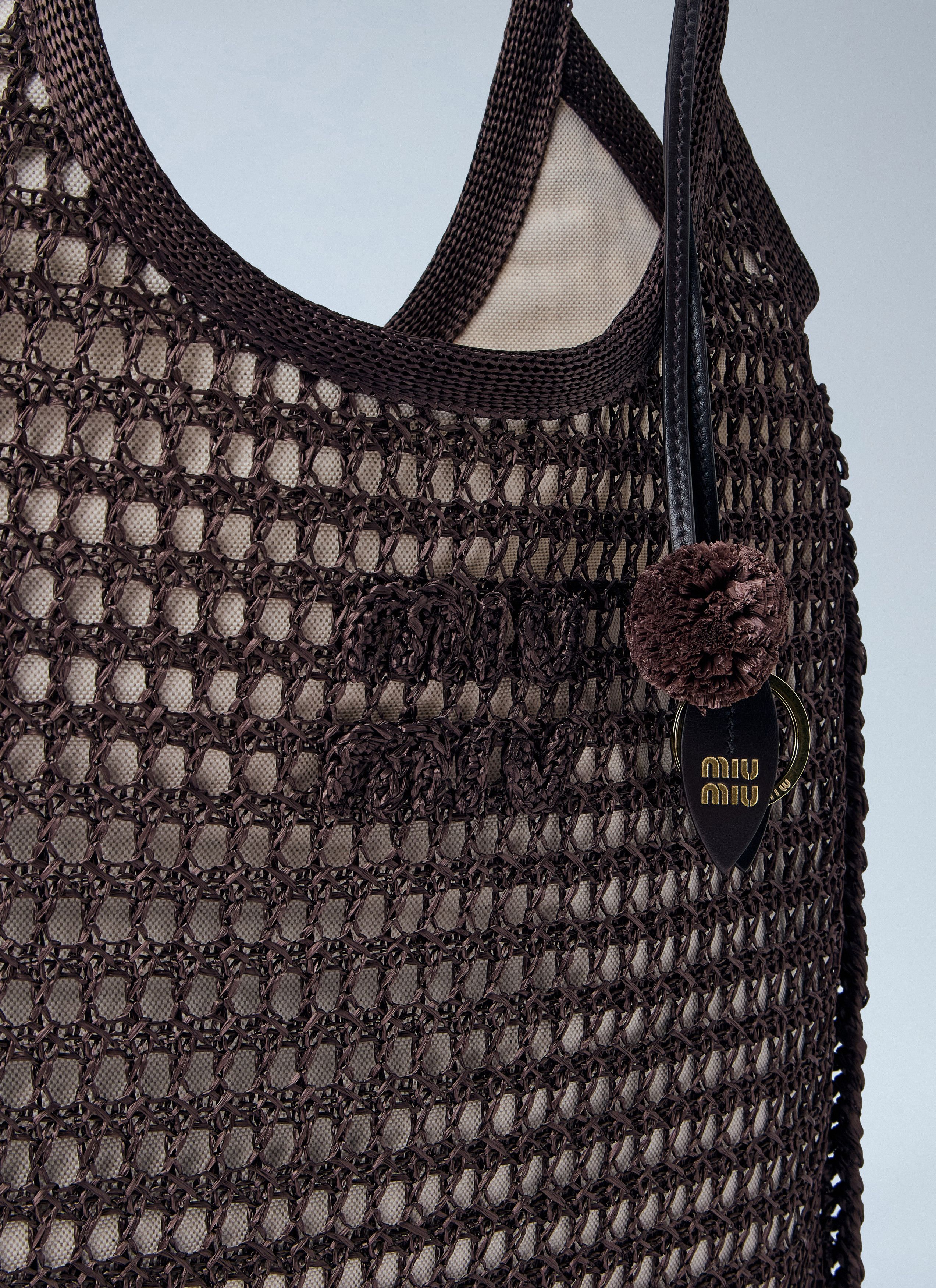 Miu Miu Ivy Mesh Tote Bag Size ONE SIZE - 4 Thumbnail