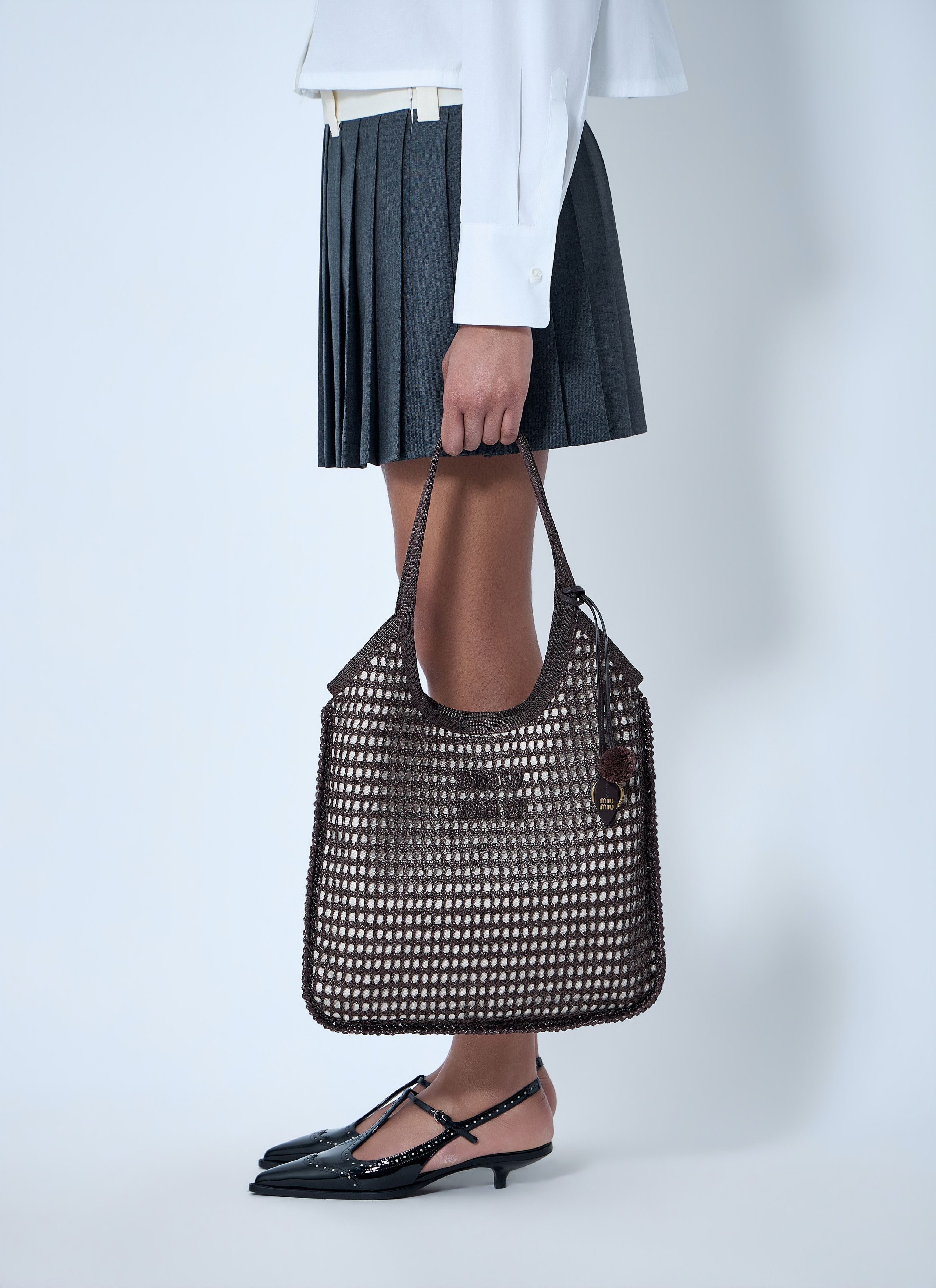 Miu Miu Ivy Mesh Tote Bag Size ONE SIZE - 2 Thumbnail