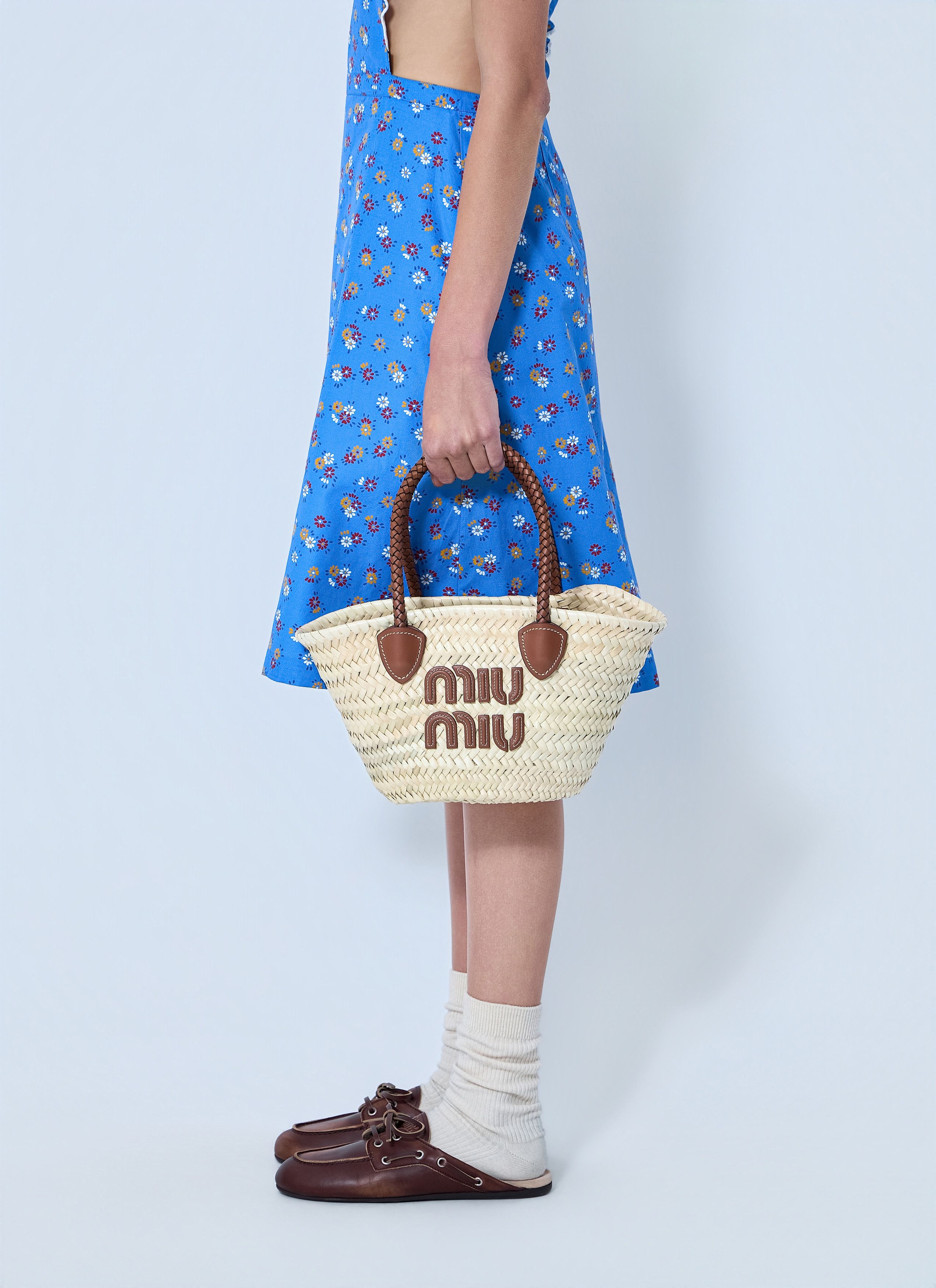Miu Miu Woven Fabric Tote Bag Size ONE SIZE - 6 Thumbnail