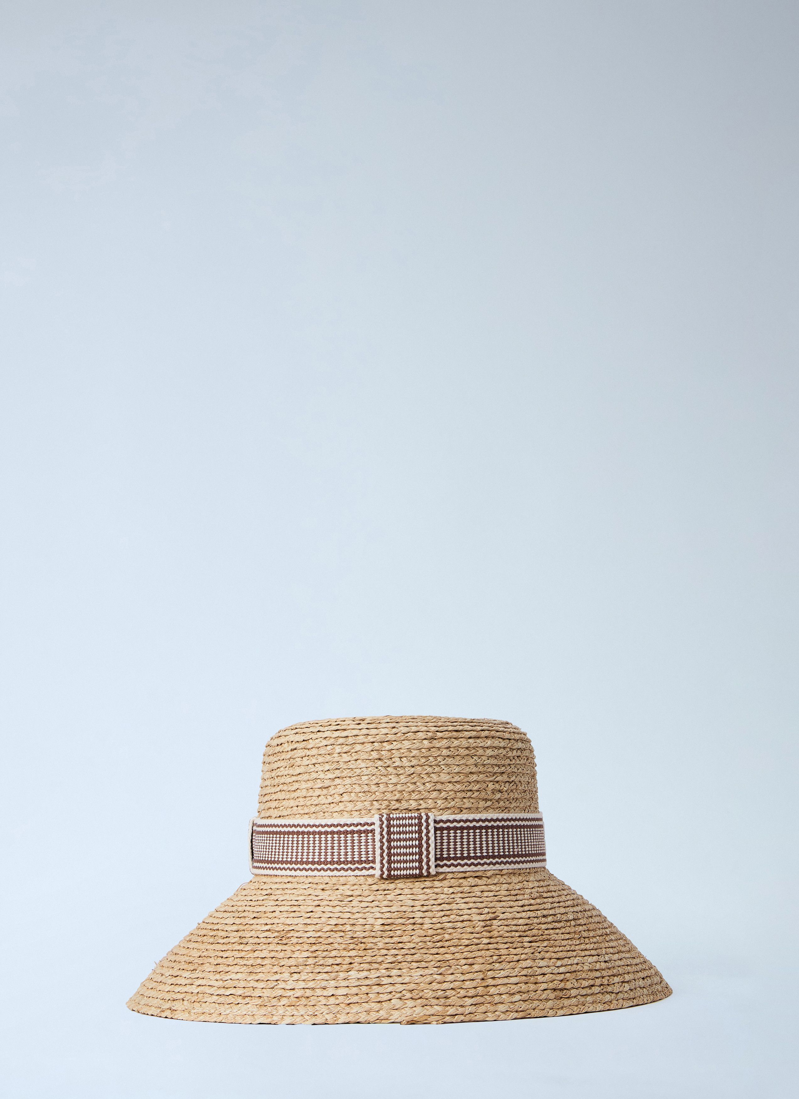Miu Miu Woven Straw Hat with Logo Band Size ONE SIZE - 4 Thumbnail