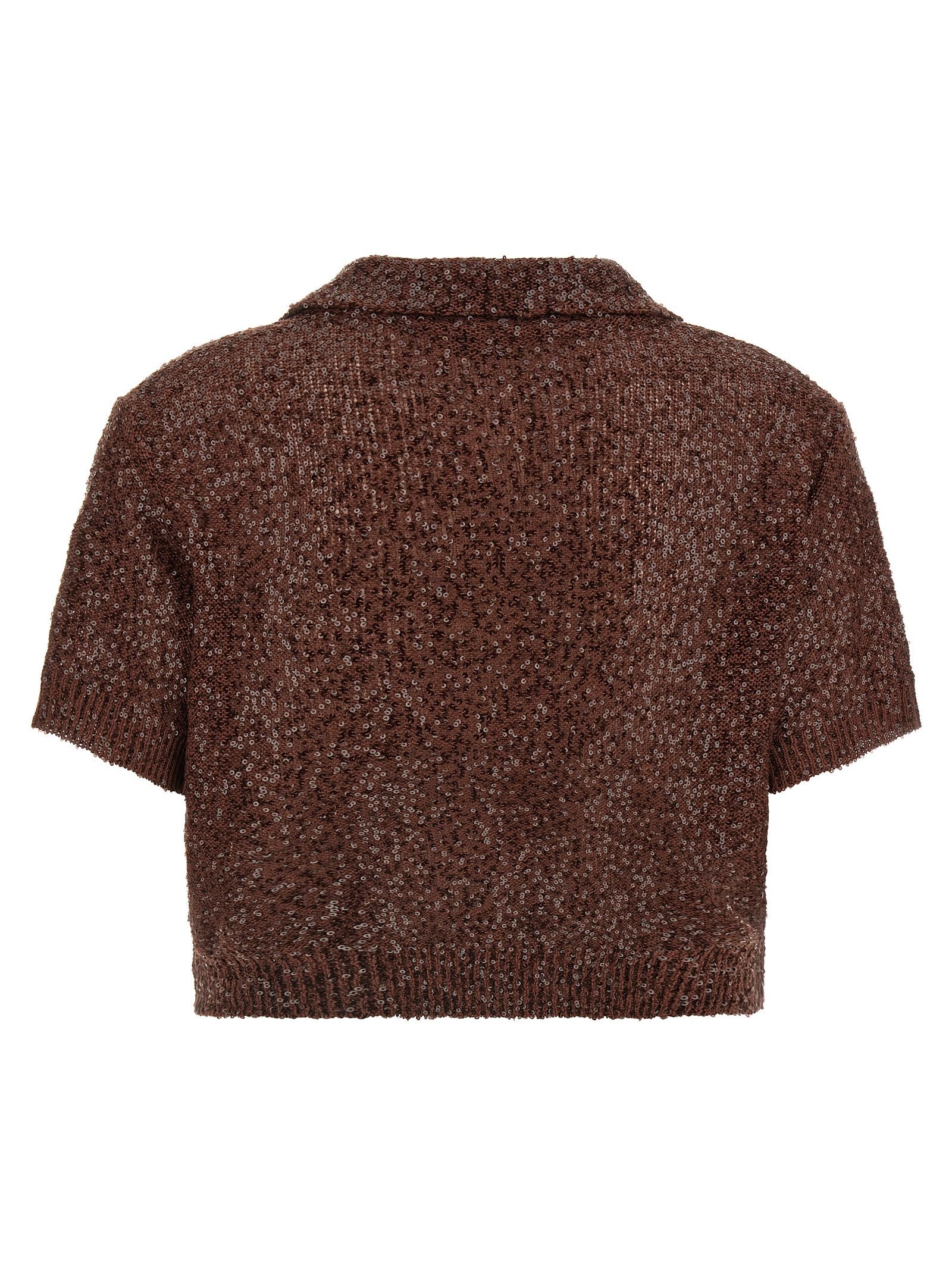 Brunello Cucinelli Knitted Polo Shirt Size XS / US 0-2 / IT 36-38 - 2 Thumbnail