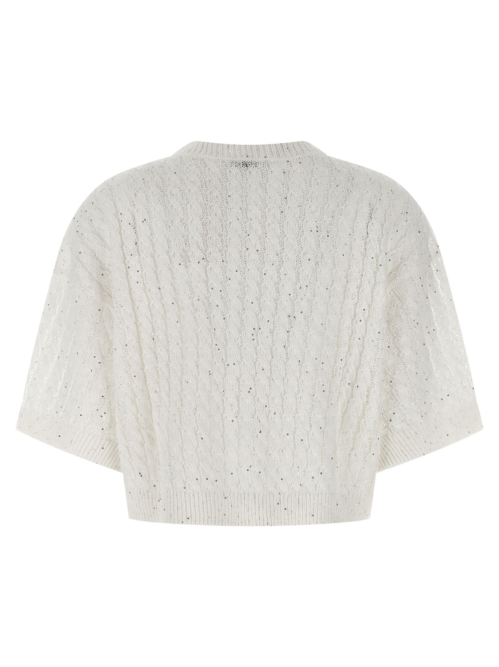 Brunello Cucinelli 'Dazzling Cable' Cardigan Size XL / US 12-14 / IT 48-50 - 2 Thumbnail