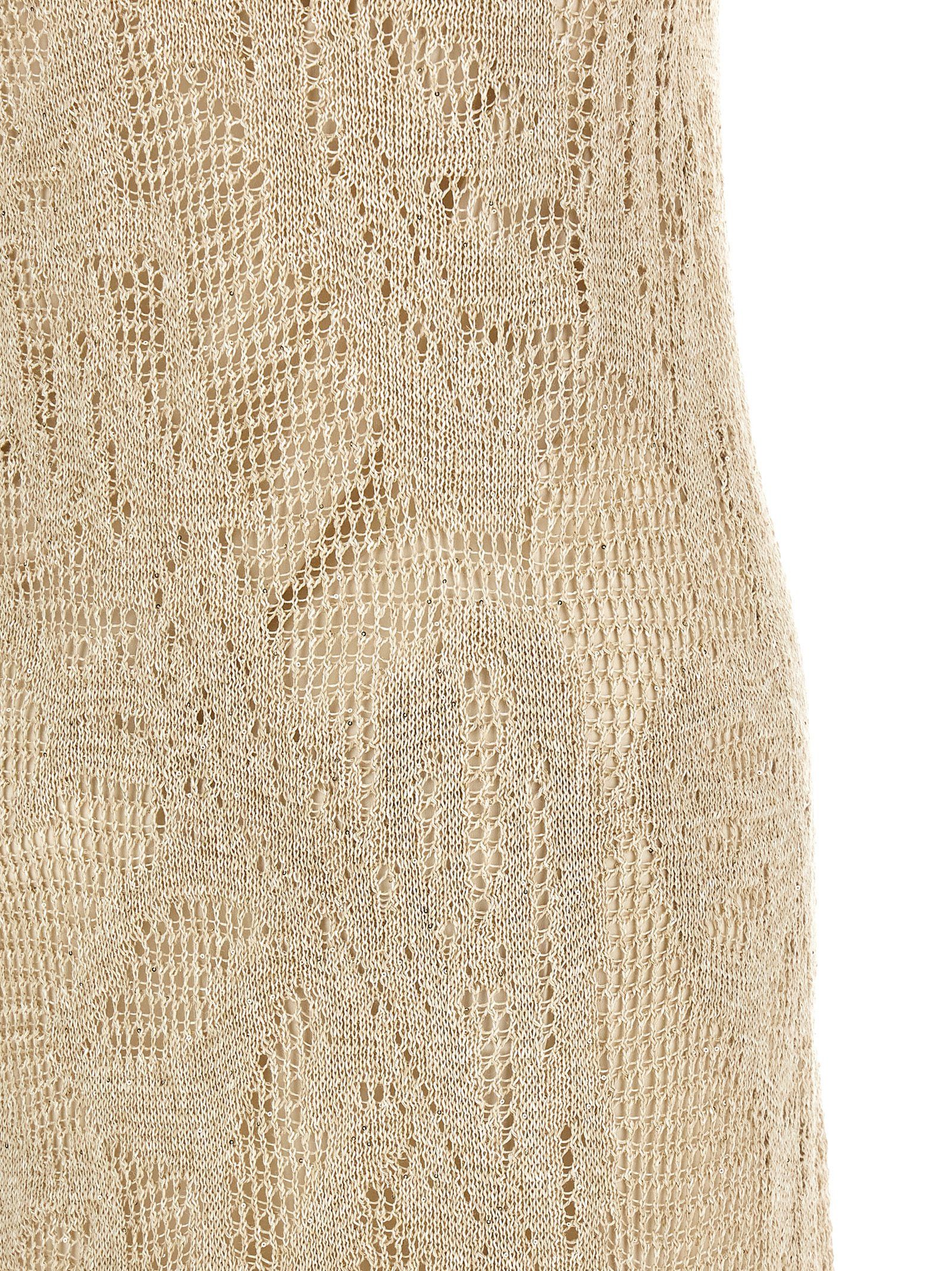Brunello Cucinelli Crochet Dress Size XL / US 12-14 / IT 48-50 - 4 Thumbnail