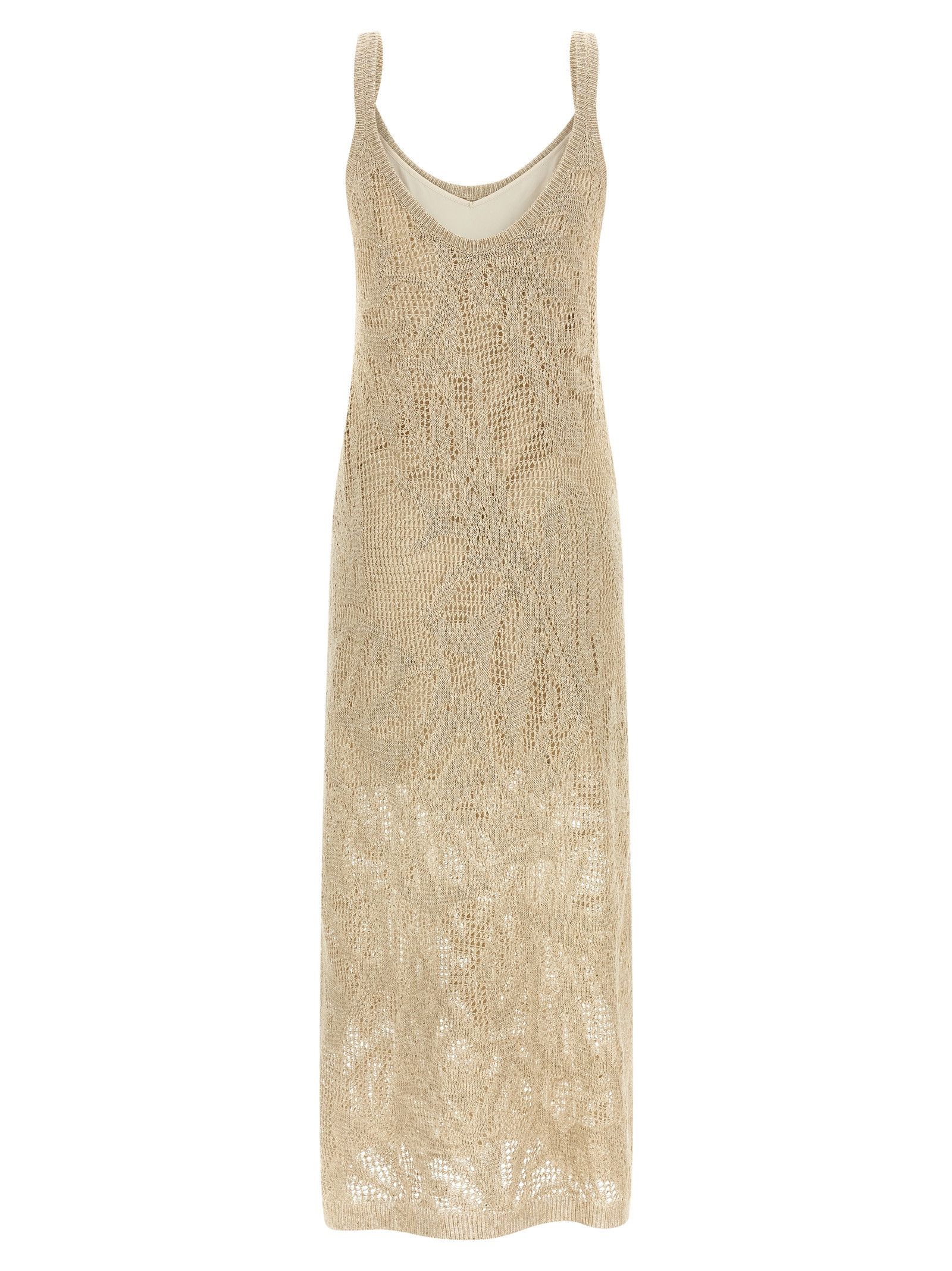 Brunello Cucinelli Crochet Dress Size XL / US 12-14 / IT 48-50 - 2 Thumbnail