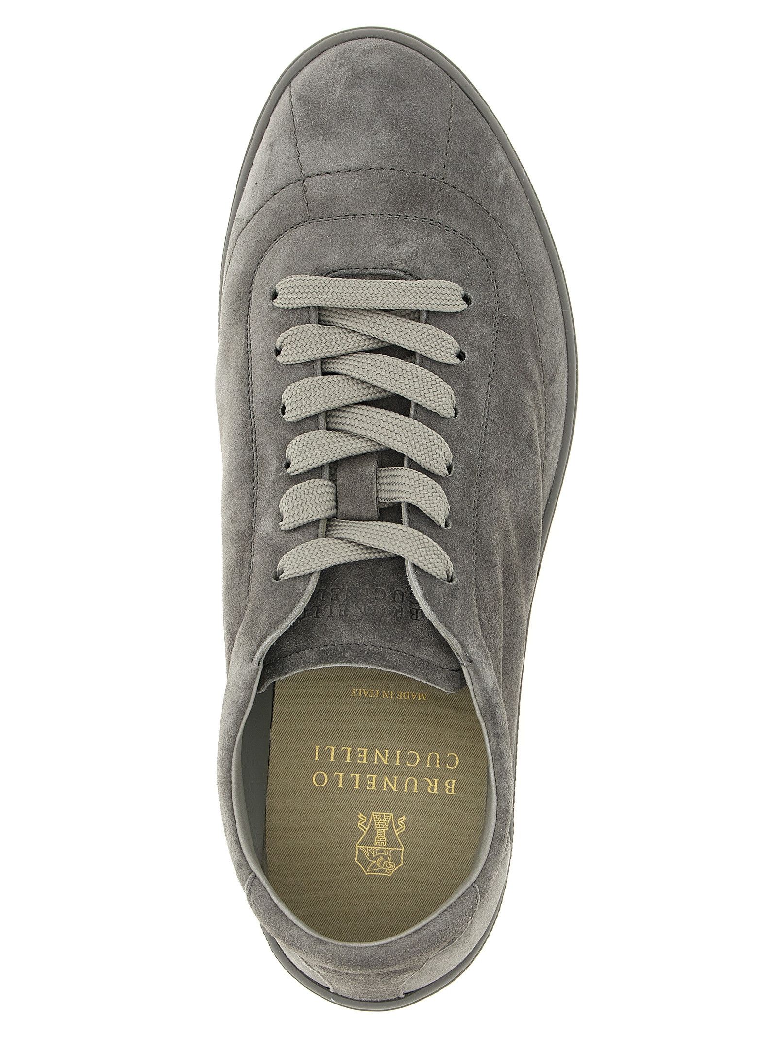 Brunello Cucinelli Suede 'Light' Sneakers Size US 11 / EU 44 - 4 Thumbnail