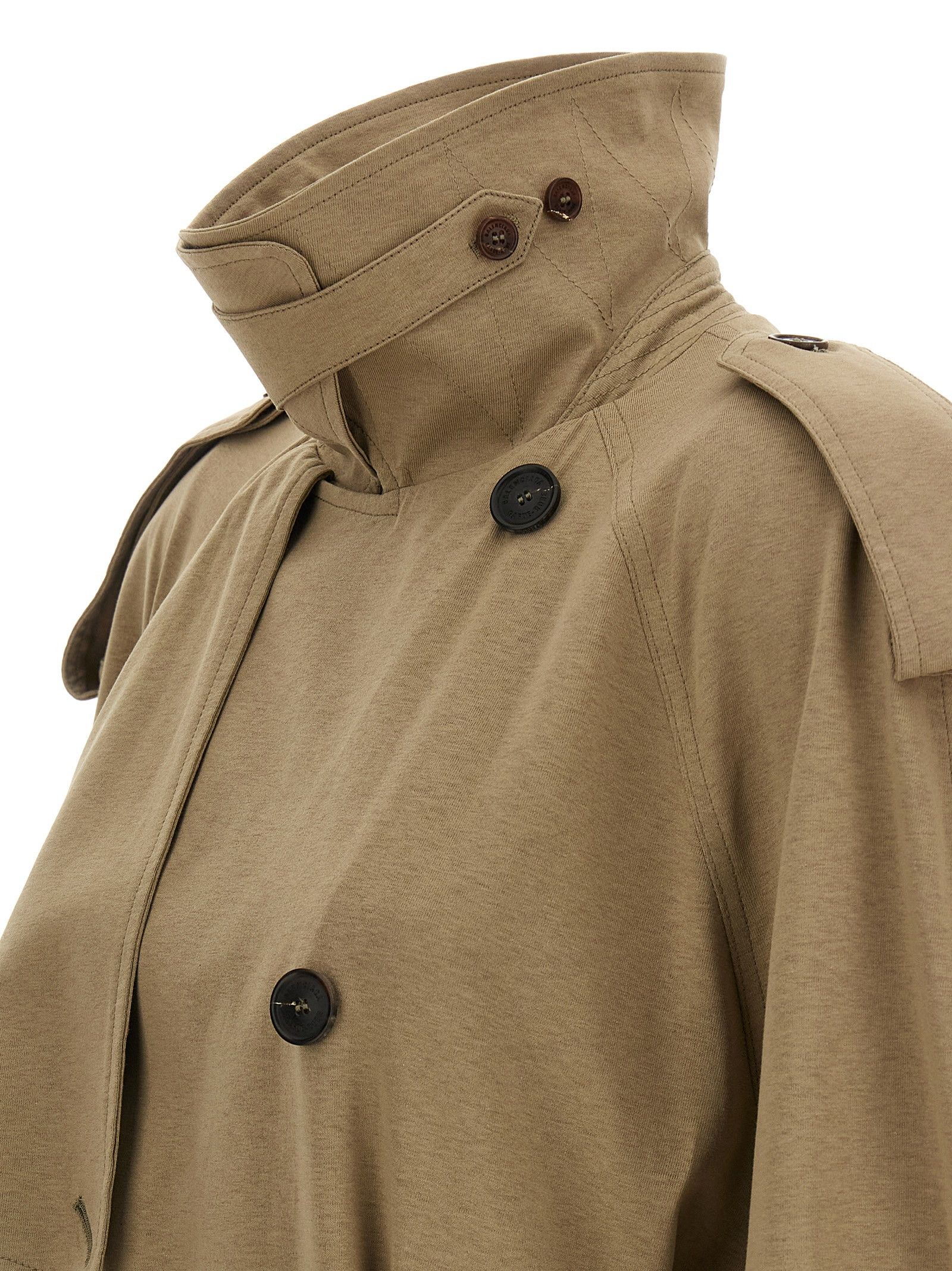 Balenciaga Cotton Trench Coat Size XXS / US 00 / IT 34 - 6 Thumbnail