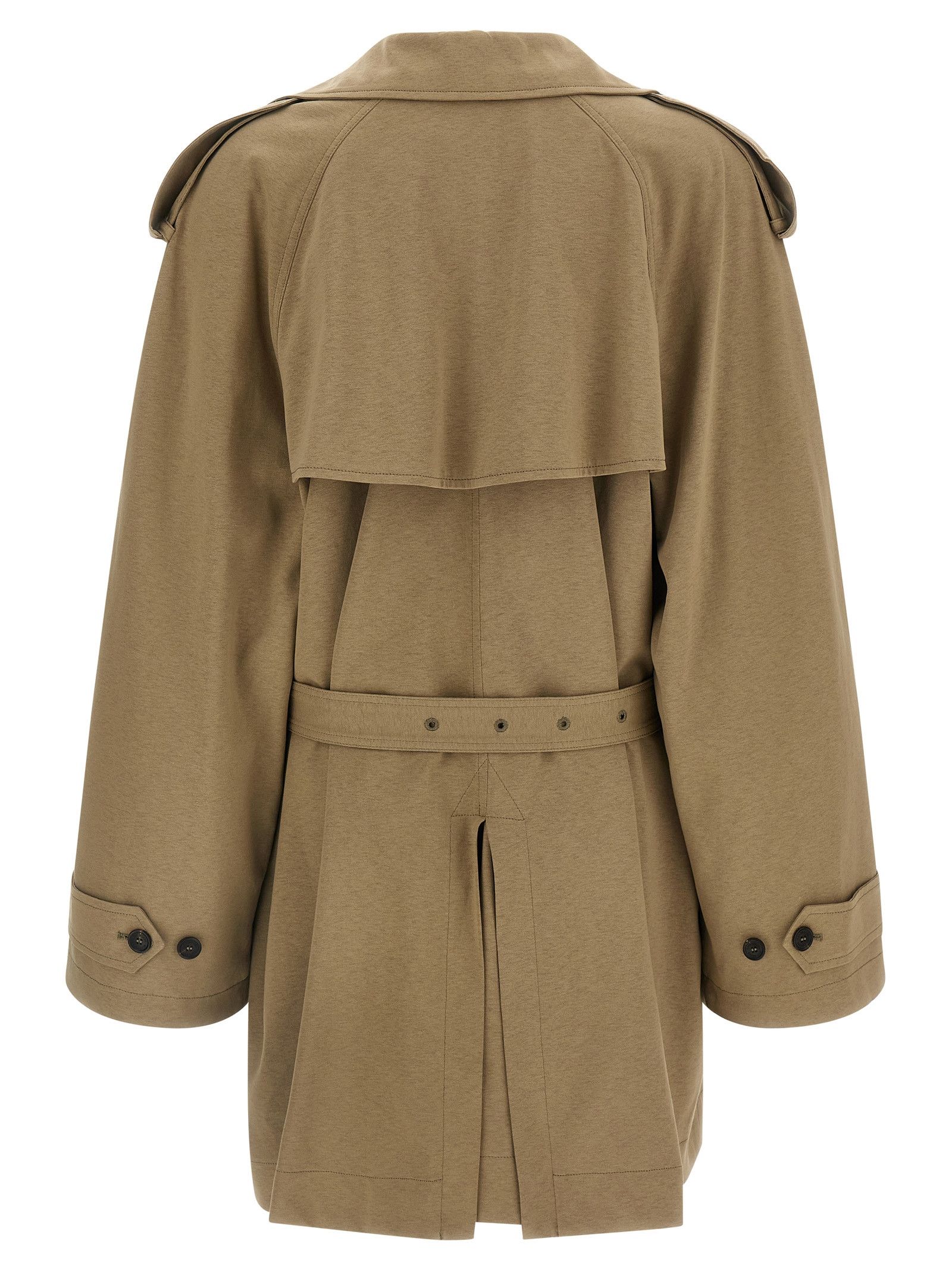 Balenciaga Cotton Trench Coat Size XXS / US 00 / IT 34 - 3 Thumbnail