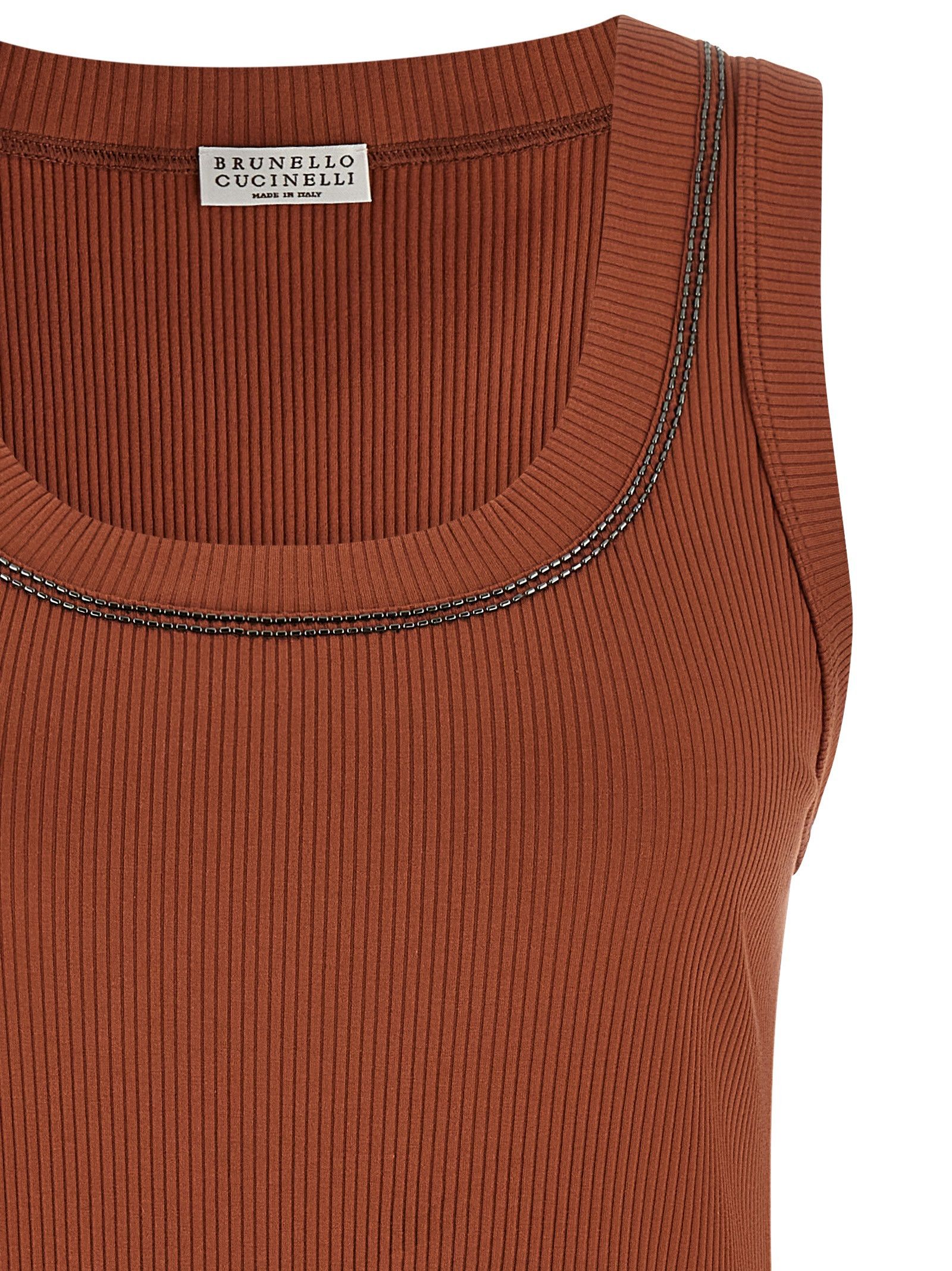 Brunello Cucinelli 'Shiny Trim' Top Size S / US 4 / IT 40 - 3 Thumbnail