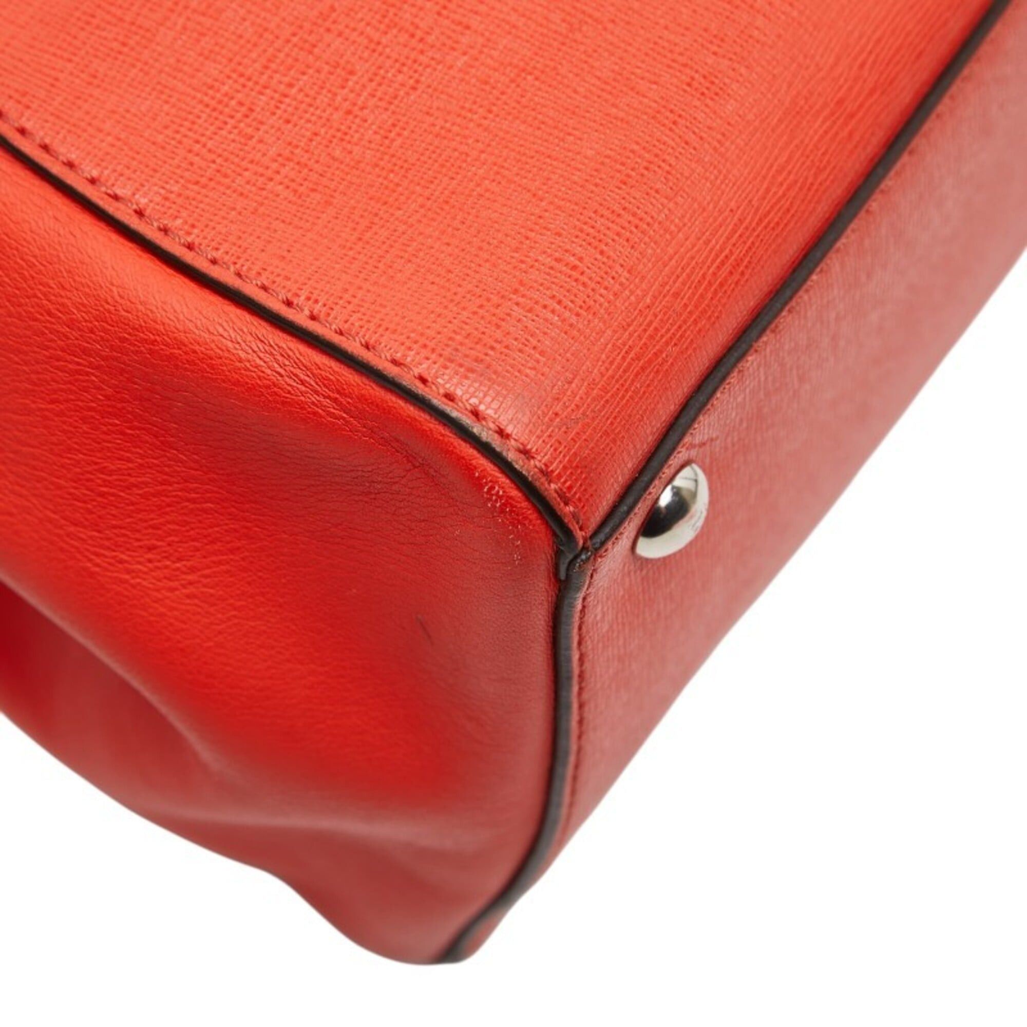 Fendi Fendi Toujours Handbag Shoulder Bag 2WAY 8BH250 Red Leather Women's FENDI Size ONE SIZE - 7 Thumbnail