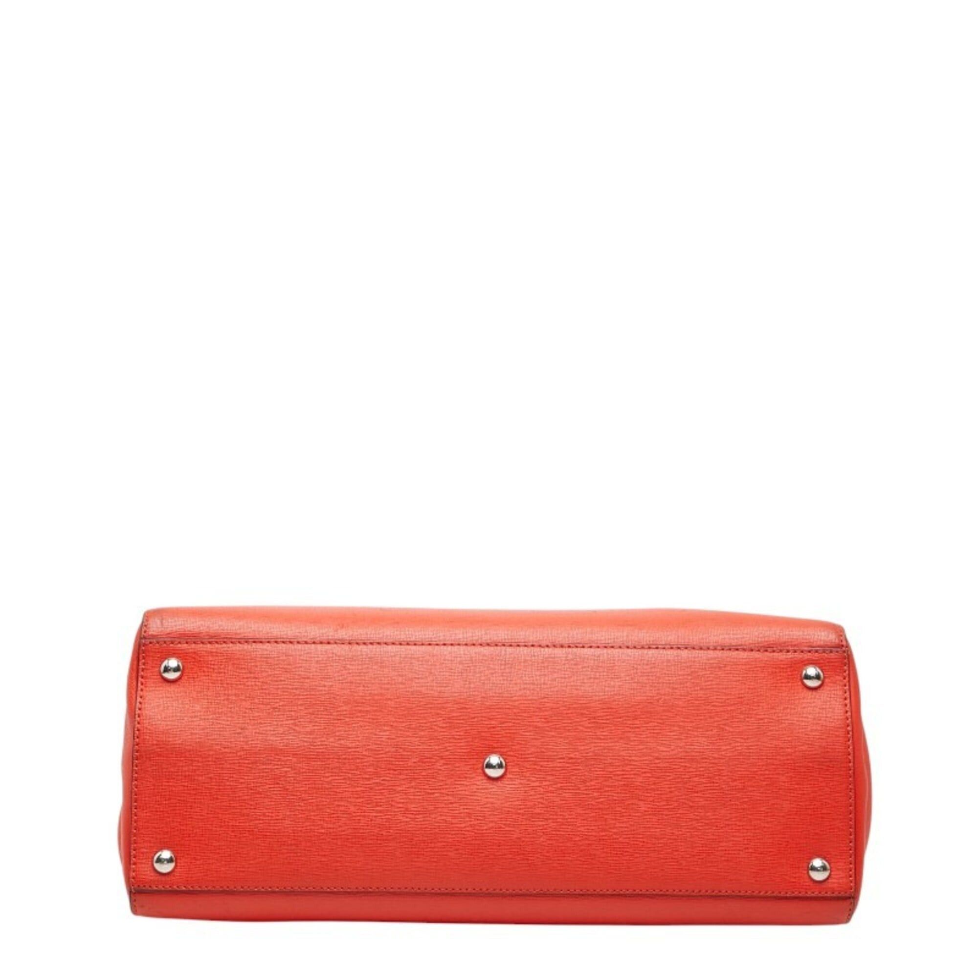 Fendi Fendi Toujours Handbag Shoulder Bag 2WAY 8BH250 Red Leather Women's FENDI Size ONE SIZE - 3 Thumbnail