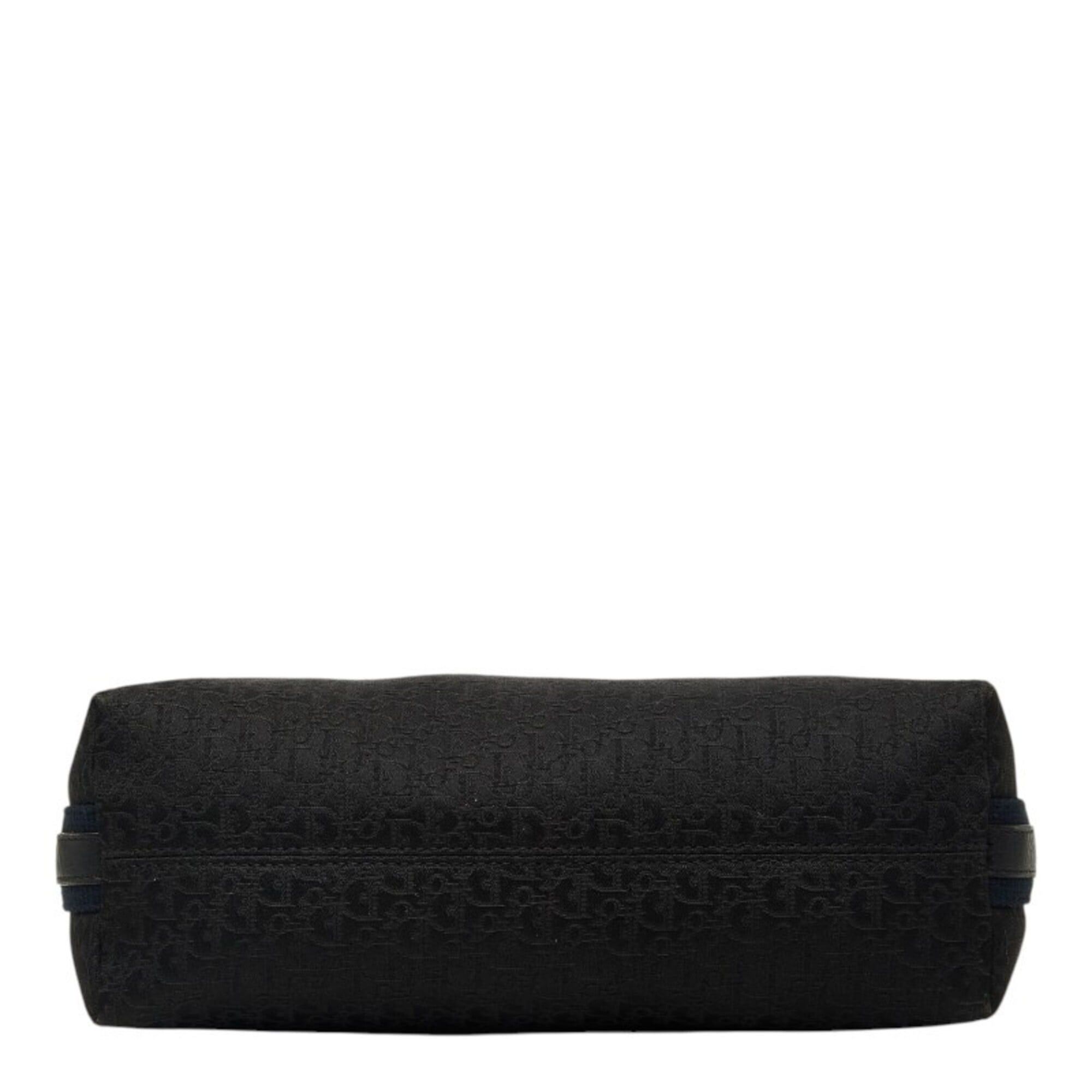 Dior Christian Dior Dior Street Chic Trotter Crossbody Shoulder Bag, Black/Navy Leather Jacquard, Women's. Size ONE SIZE - 3 Thumbnail
