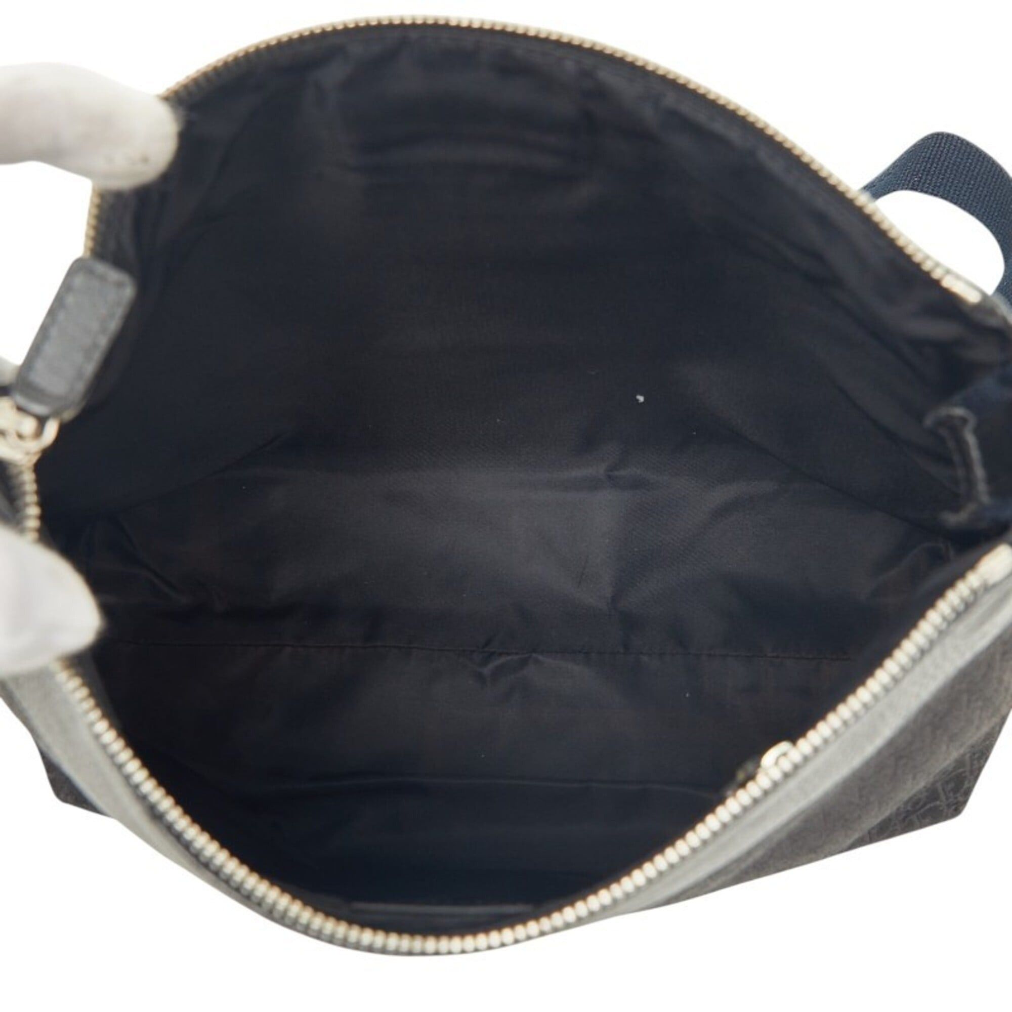 Dior Christian Dior Dior Street Chic Trotter Crossbody Shoulder Bag, Black/Navy Leather Jacquard, Women's. Size ONE SIZE - 8 Thumbnail