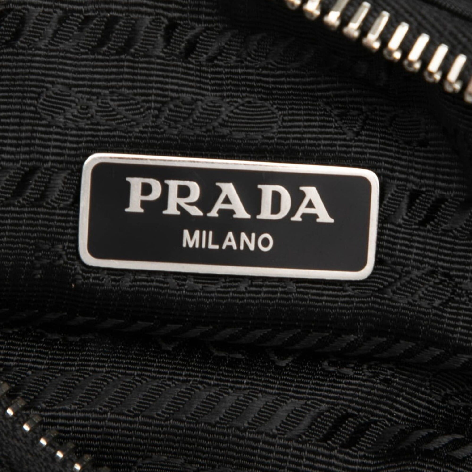 Prada Prada Re-Edition 2005 Chain Handbag Shoulder Bag 2-Way Black Nylon Leather Women's PRADA Size ONE SIZE - 5 Thumbnail
