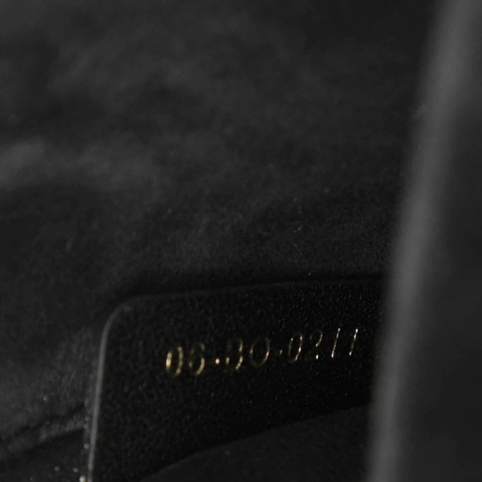 Dior Christian Dior Dior Cannage Small Vanity Bag, Shoulder 2-Way, Black Leather, Women's Size ONE SIZE - 6 Thumbnail