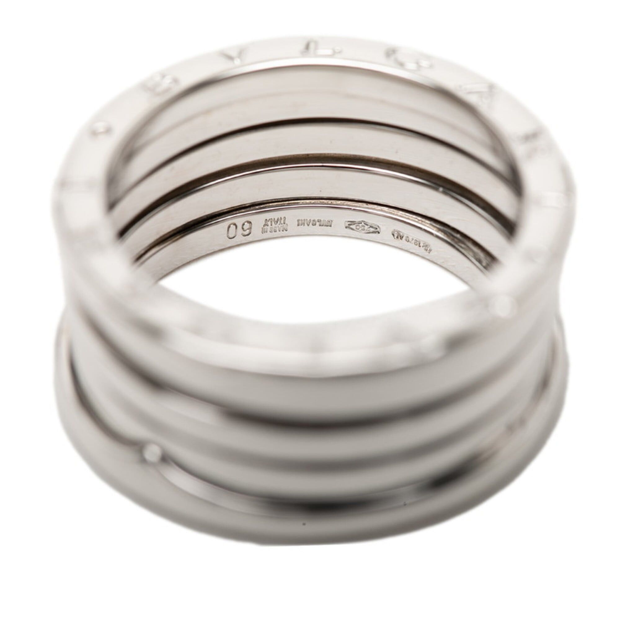 Bvlgari Bvlgari Bulgari B.zero1 3-band ring, size 60, 18KWG white gold (Au750), women's ring. Size ONE SIZE - 5 Thumbnail