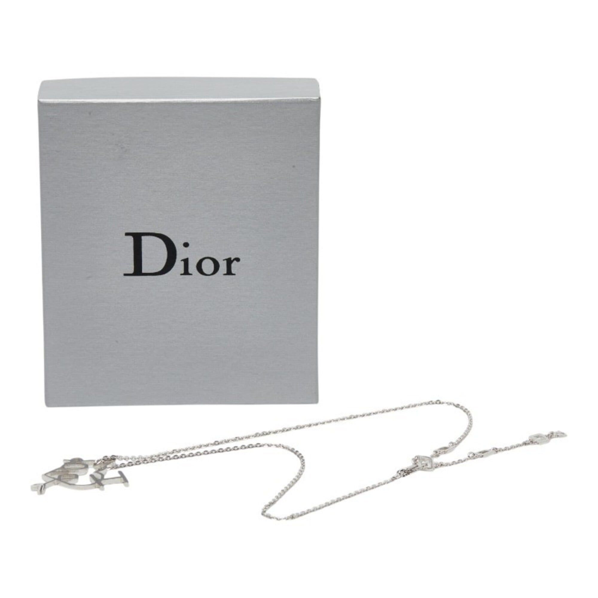 Dior Christian Dior Dior I LOVE DIOR Heart Arrow Necklace Silver Metal Women's Size ONE SIZE - 8 Thumbnail