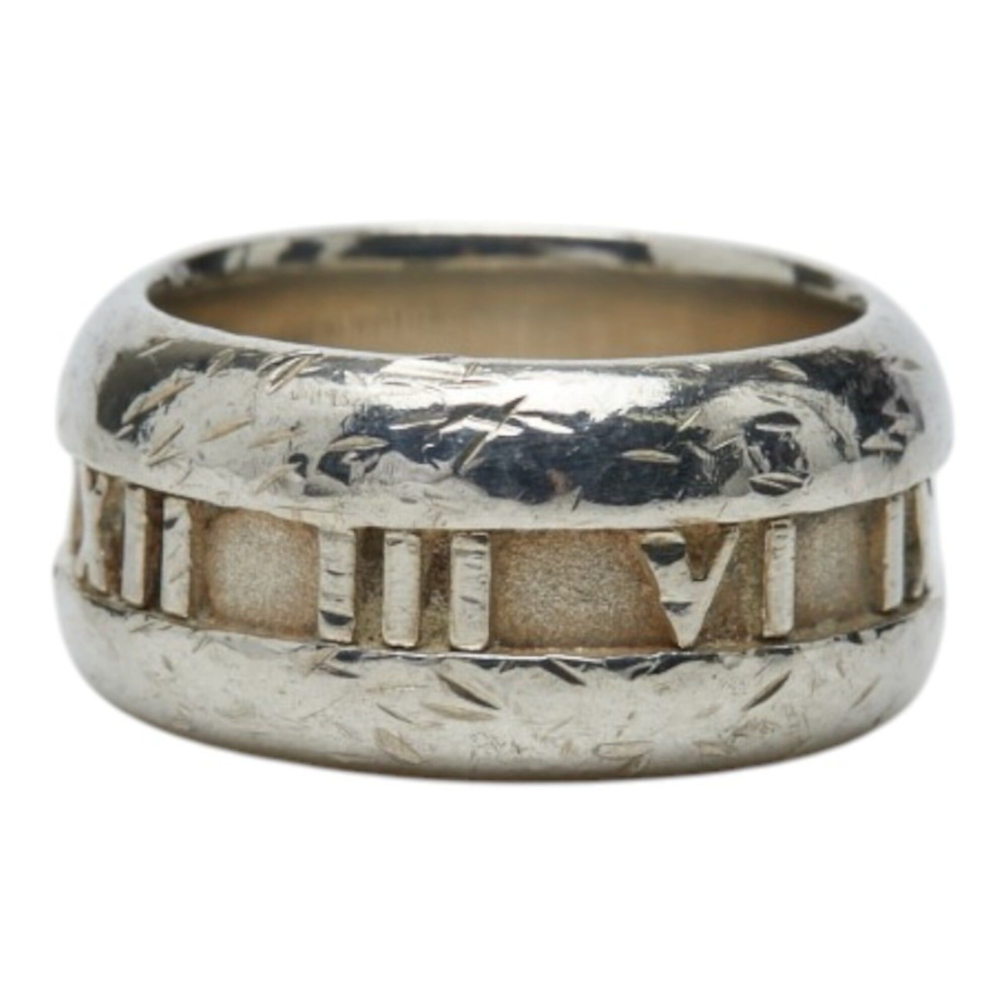 Tiffany & Co. Tiffany & Co. Atlas Wide Ring, Sterling Silver (SV925), Women's Ring. Size ONE SIZE - 4 Thumbnail
