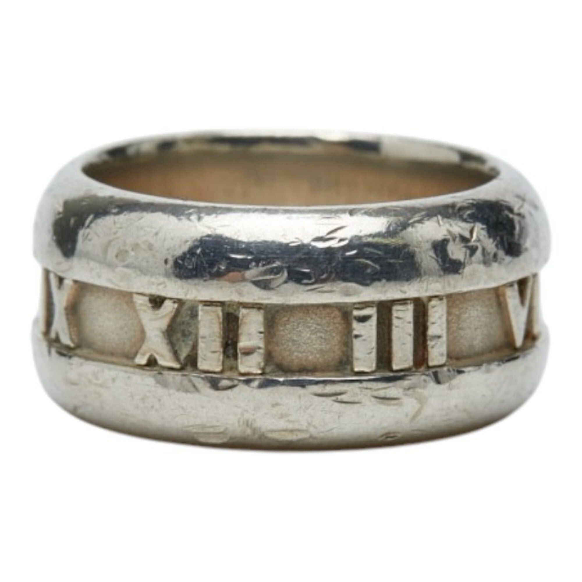 Tiffany & Co. Tiffany & Co. Atlas Wide Ring, Sterling Silver (SV925), Women's Ring. Size ONE SIZE - 2 Thumbnail