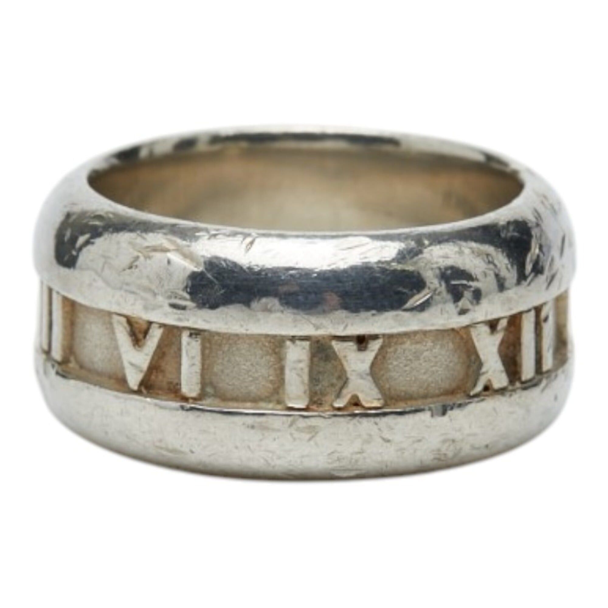 Tiffany & Co. Tiffany & Co. Atlas Wide Ring, Sterling Silver (SV925), Women's Ring. Size ONE SIZE - 3 Thumbnail