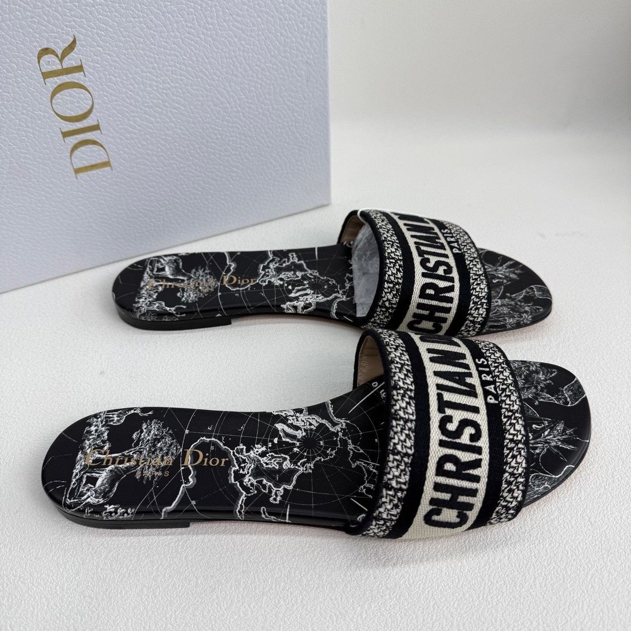 Dior Dior Toile de Jouy Dway Sandals Size 39 Size US 9 / IT 39 - 6 Thumbnail