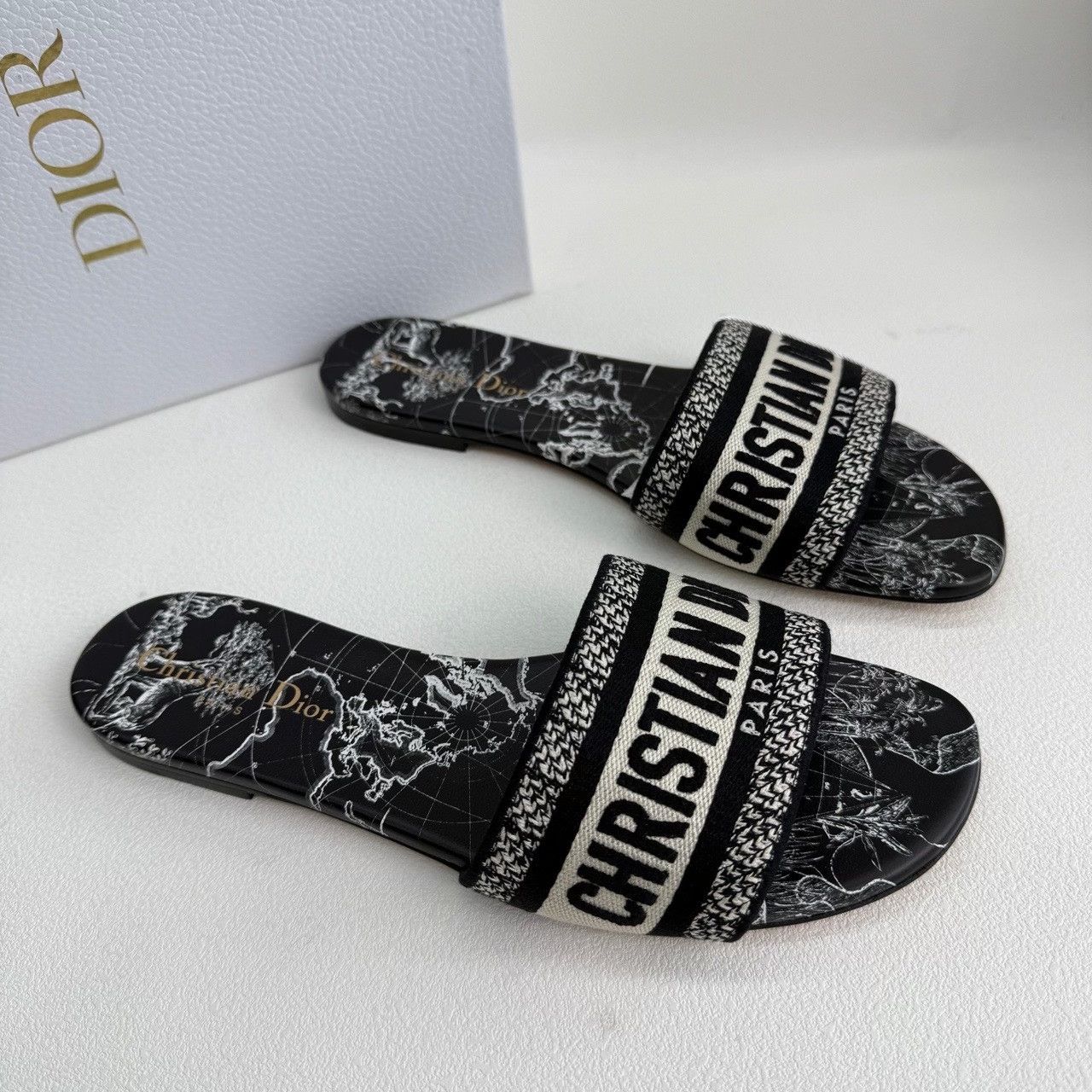 Dior Dior Toile de Jouy Dway Sandals Size 39 Size US 9 / IT 39 - 5 Thumbnail